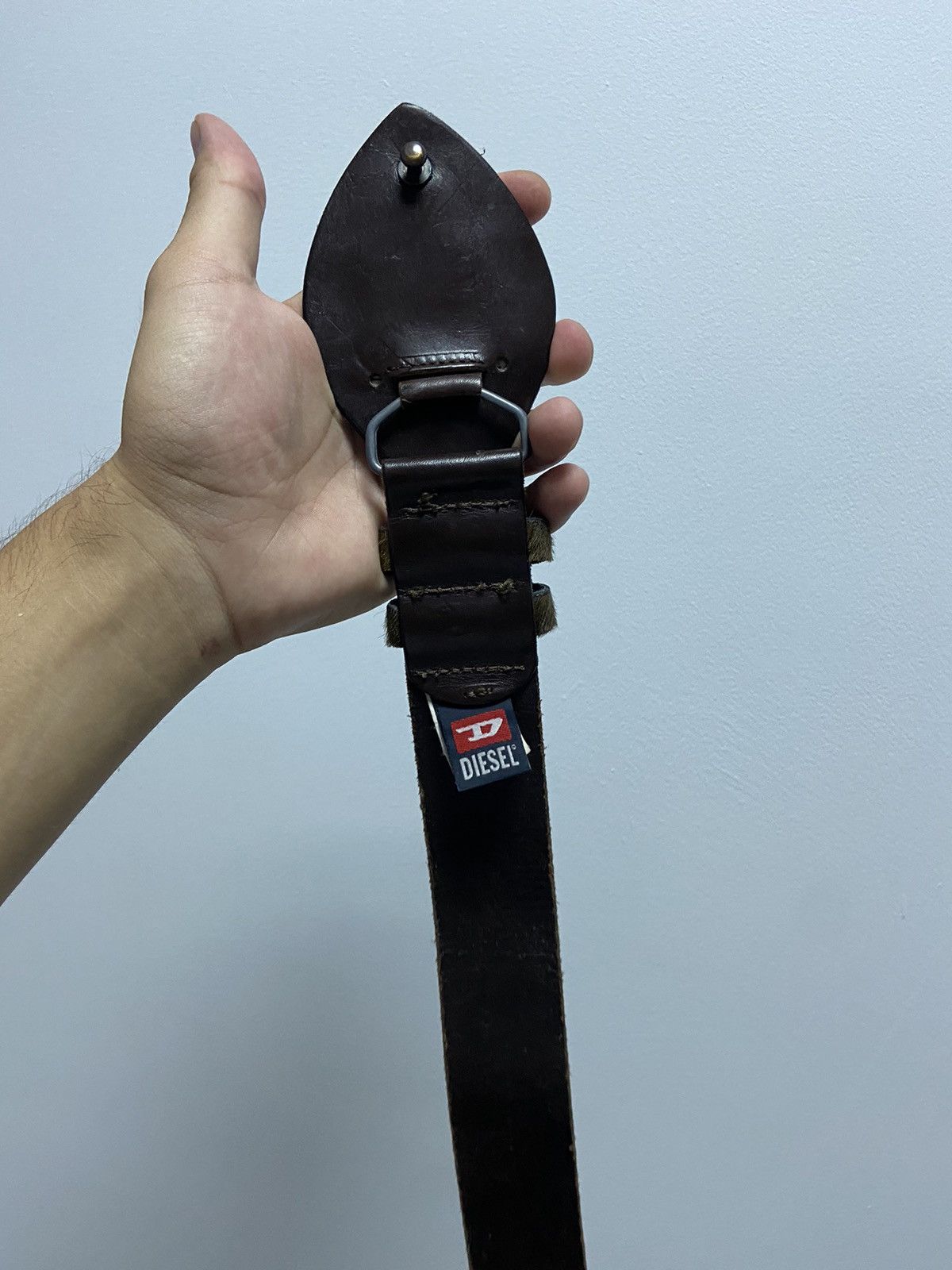 Diesel × Vintage Diesel Belt Vintage Avant Garde Y2K Style Logo Size ONE SIZE - 4 Thumbnail