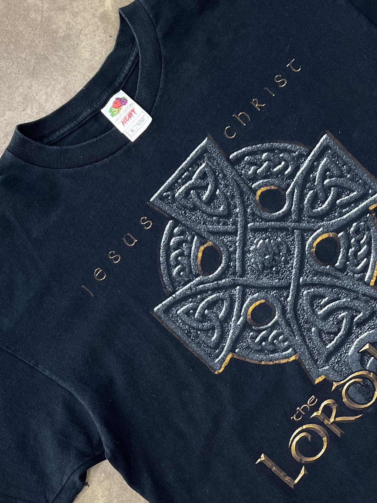 Vintage Vintage Jesus Christ Lord of Kings Religious Bible Tee XL Size US XL / EU 56 / 4 - 1 Thumbnail