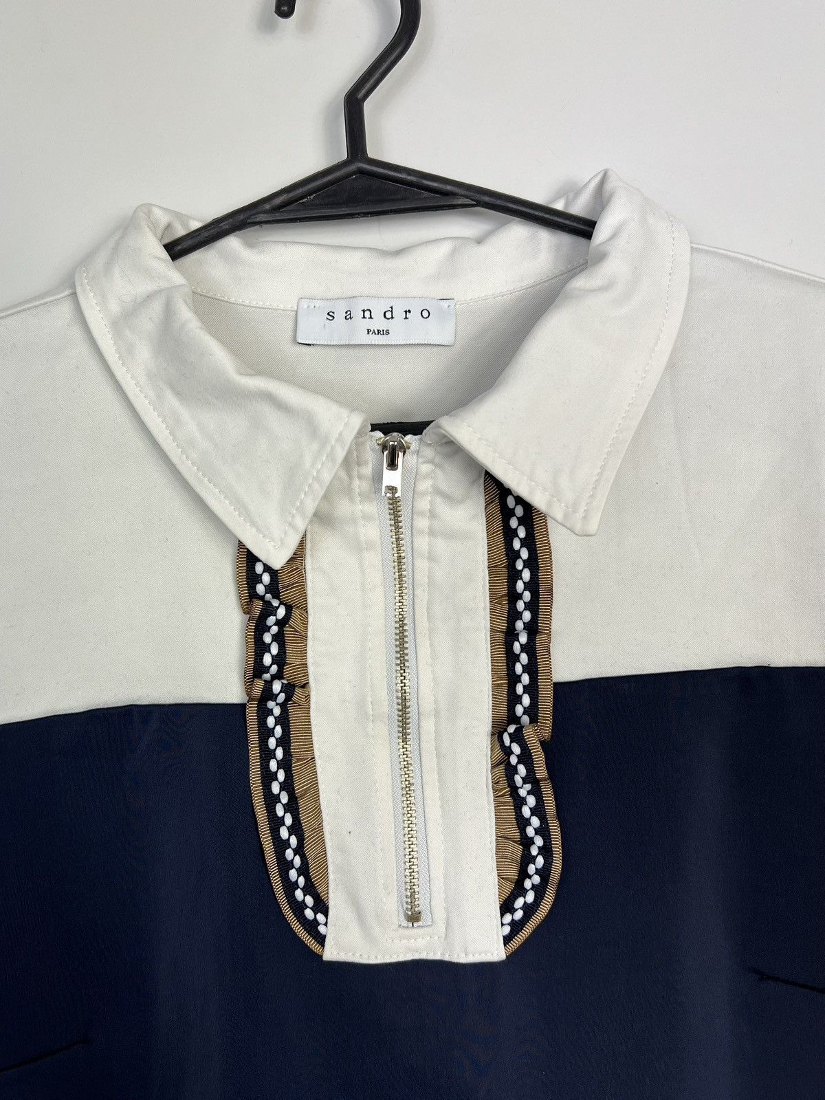 Sandro Dress Sandro Paris Polo Cotton Size M / US 6-8 / IT 42-44 - 3 Thumbnail