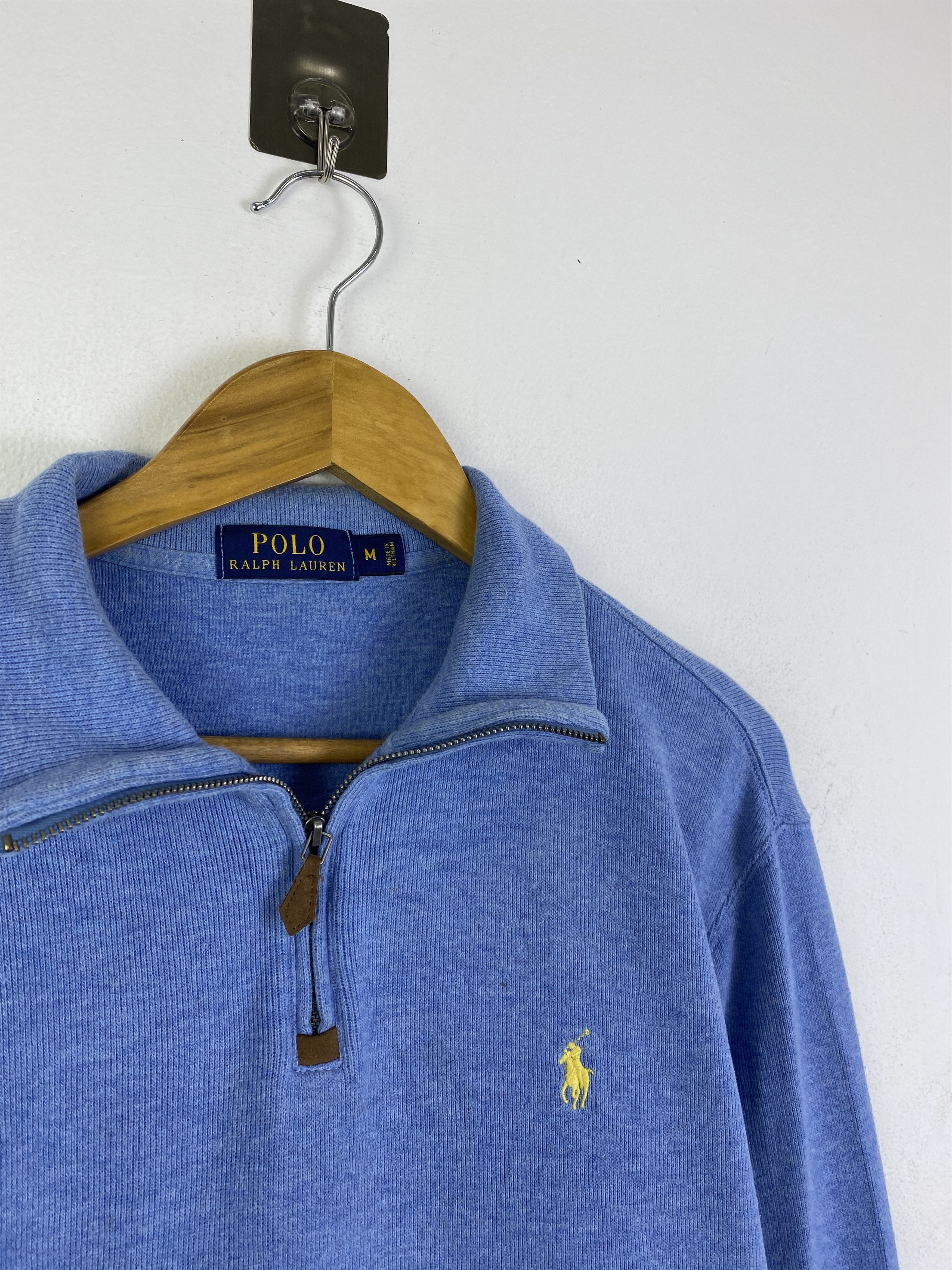 Polo Ralph Lauren Vintage Polo Ralph Lauren Half Zipper Sweatshirt SH0334 Size US M / EU 48-50 / 2 - 10 Thumbnail