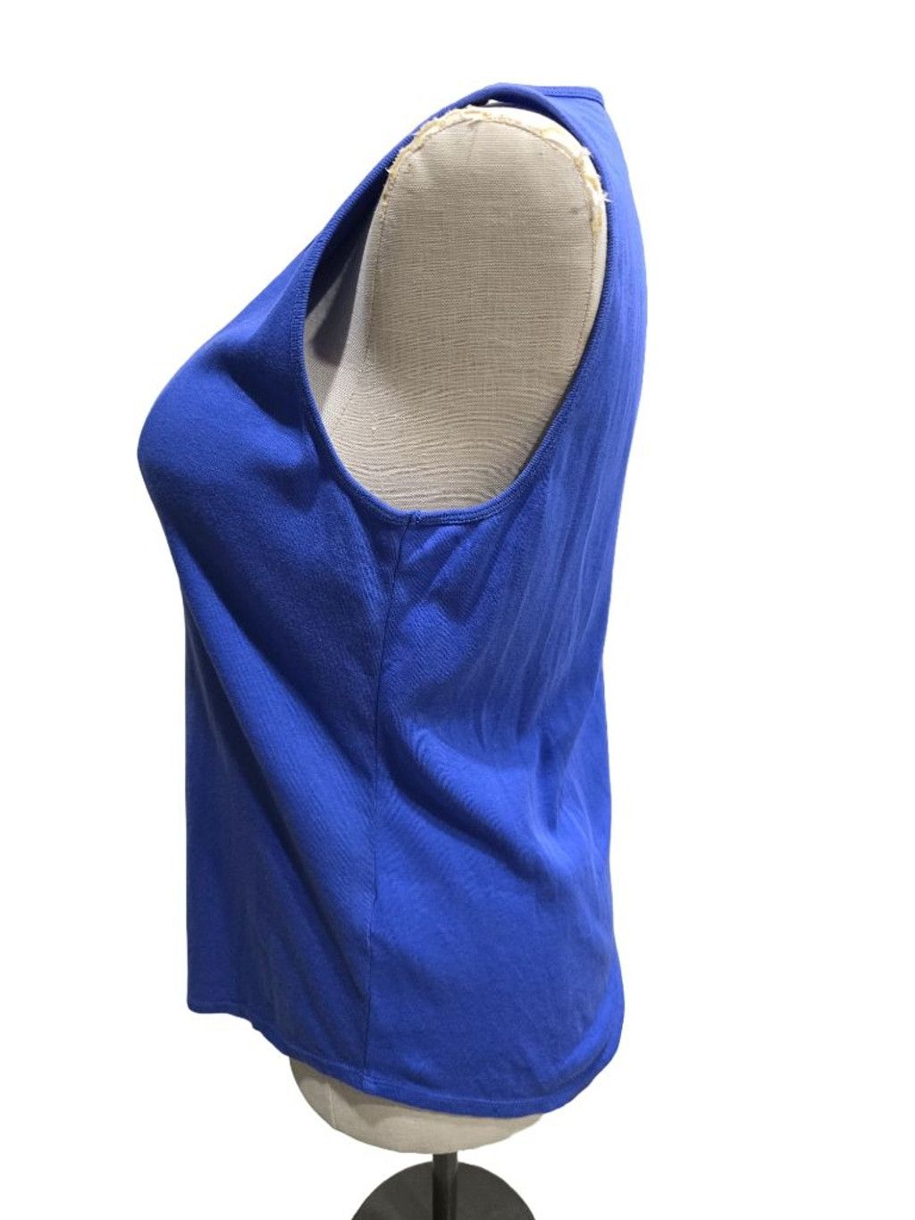Chicos Chico's Women's Tank Top Size 2=L Blue V-Neck Sleeveless Size L / US 10 / IT 46 - 2 Thumbnail