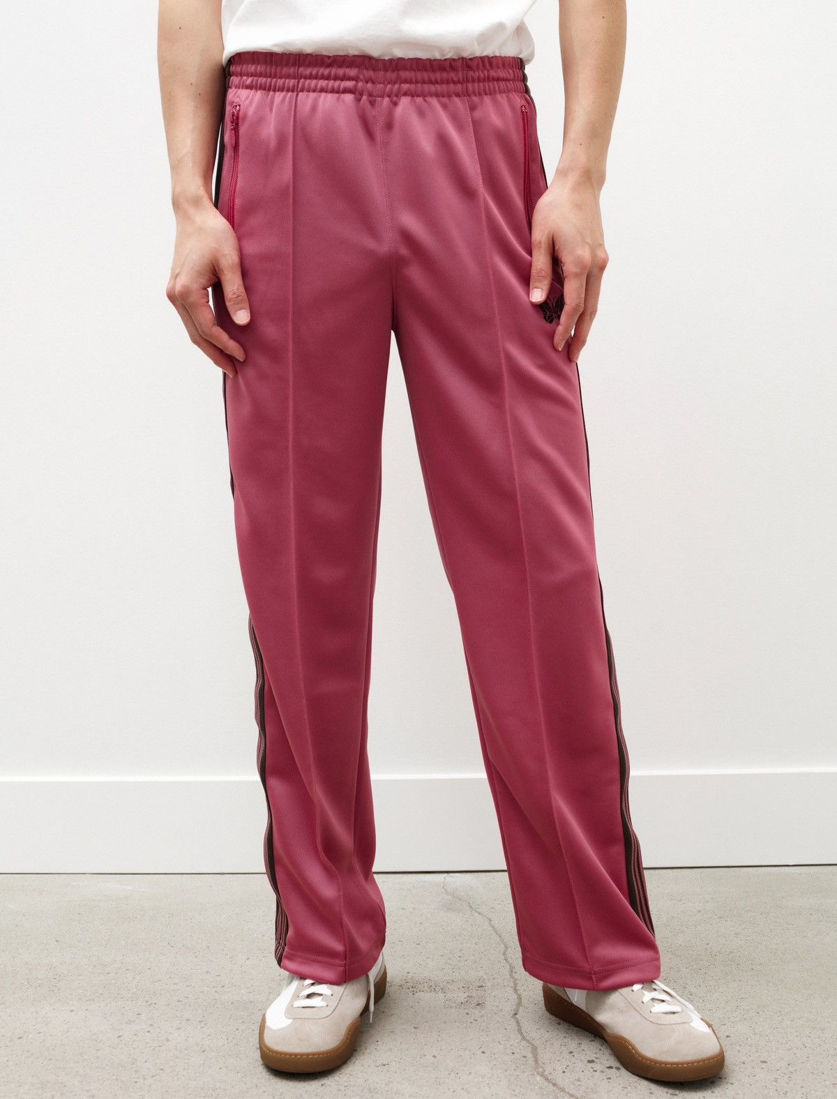 Needles Needles Track Pants Pink Straight Cut Size US 31 - 7 Thumbnail