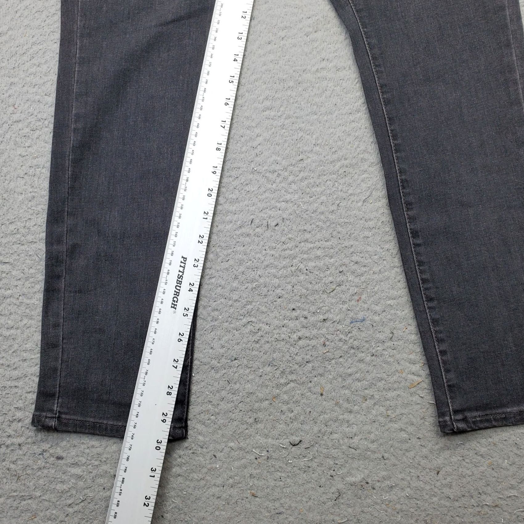 Levi's Levi's 311 Skinny Jeans Women's 33x30 Black Denim Cotton Stretch Mid Rise Jeans Size 24" / US 00 / IT 34 - 4 Thumbnail