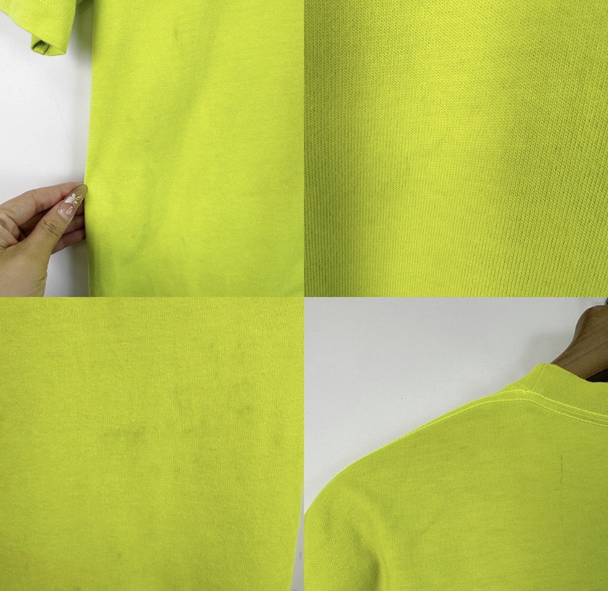 Balenciaga Balenciaga x WFP / Neon Green Short Sleeve T-Shirt K12 Size US M / EU 48-50 / 2 - 6 Thumbnail