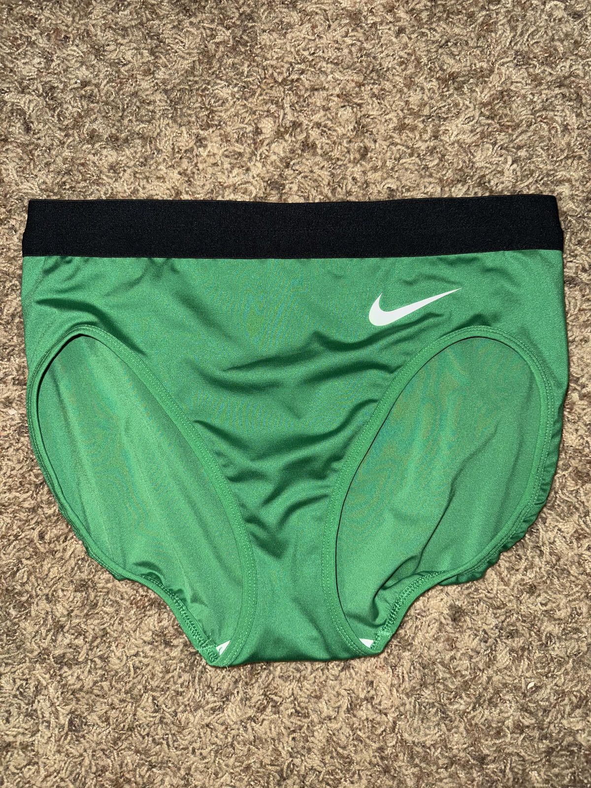 Nike Nike Women Dri-FIT Fast Running Green Brief Bottom Track Short Sample Size ONE SIZE - 1 Thumbnail