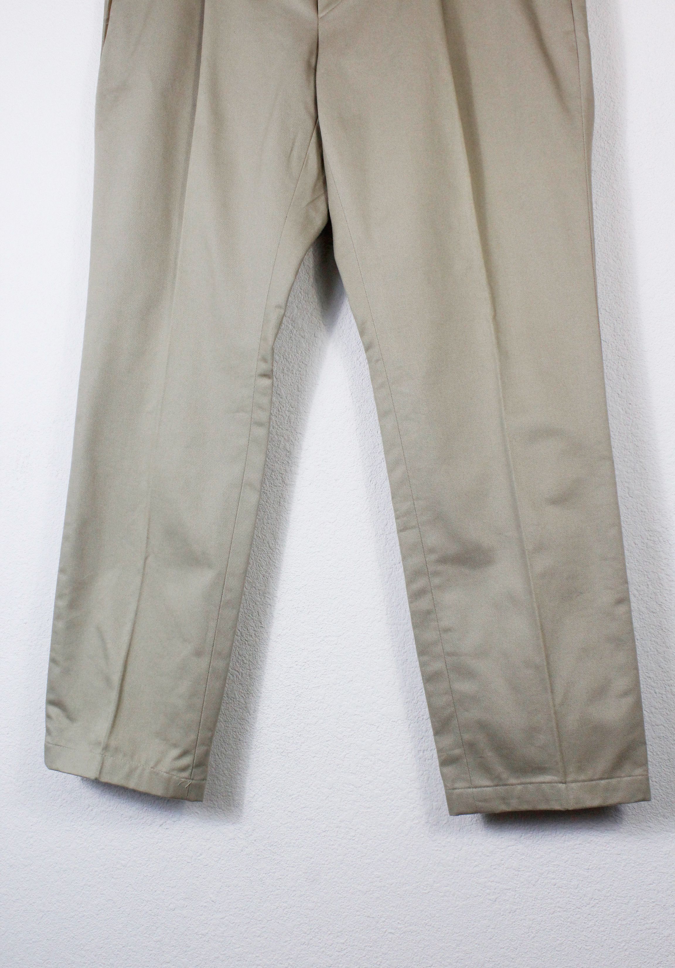 Gucci Vintage Gucci by Tom Ford Beige Twill Cotton Pants Trousers Size US 36 / EU 52 - 3 Thumbnail