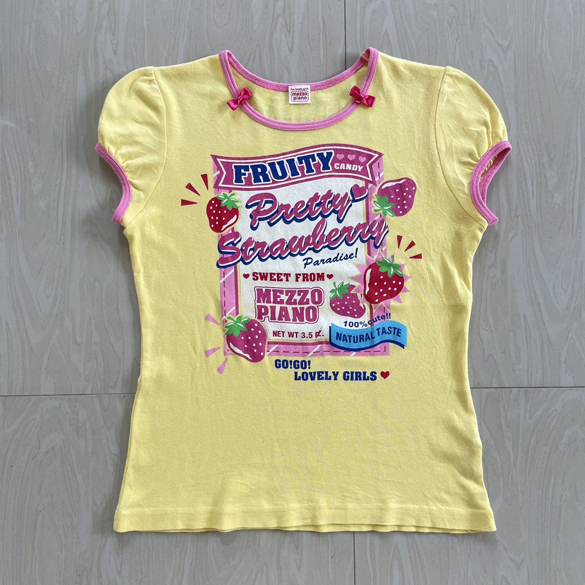 Japanese Brand Mezzo piano strawberry fruity candy | Grailed