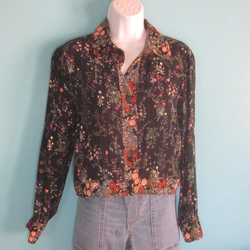 Zara Zara Shirt Jacket Cropped Snap Front Top XS Size XS / US 0-2 / IT 36-38 - 5 Thumbnail