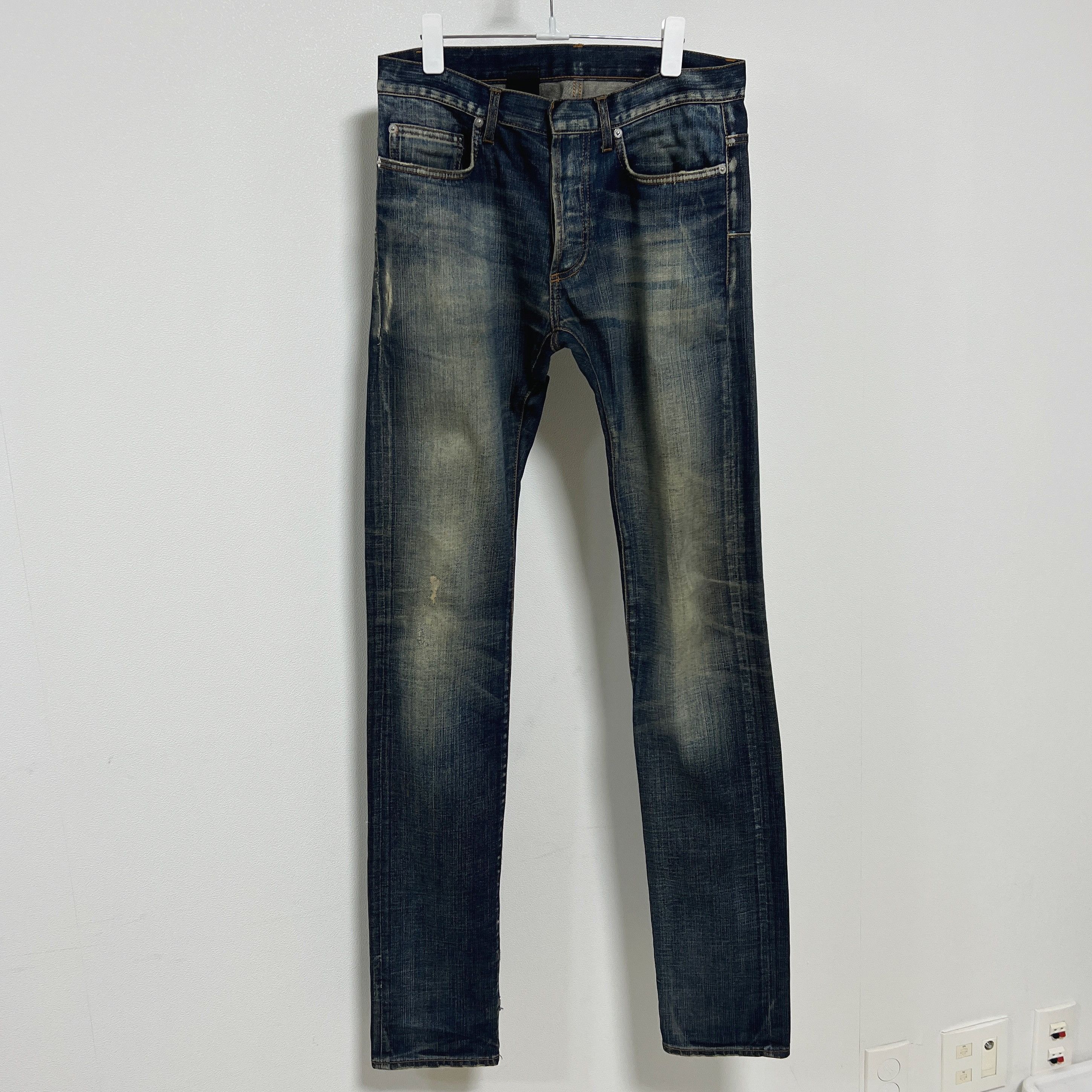 Dior SS11 Dior Homme Oil Waxed Jake Denim Jeans | Grailed