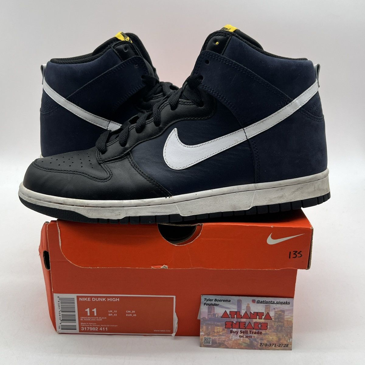 Nike Nike dunk high Size US 11 / EU 44 - 1 Thumbnail