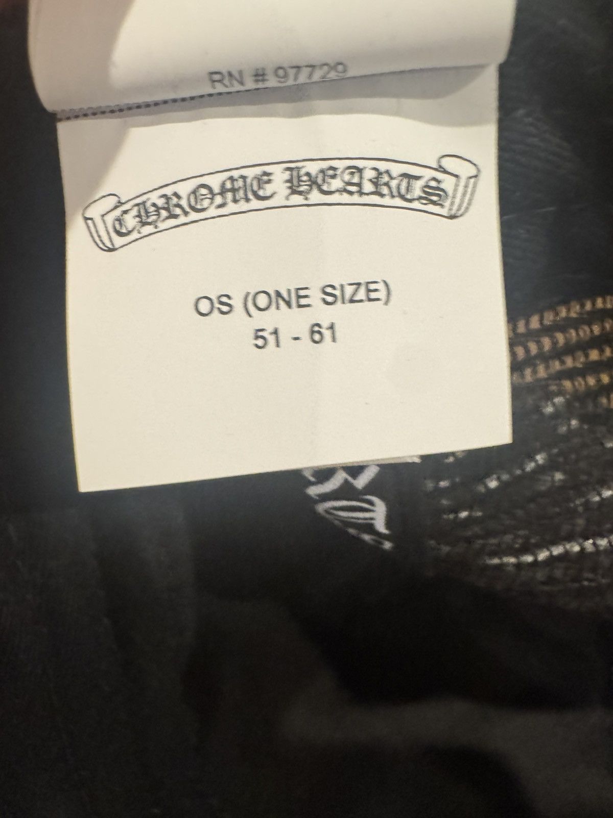 Chrome Hearts Black Chrome Heart Crosses Hat Size ONE SIZE - 6 Thumbnail