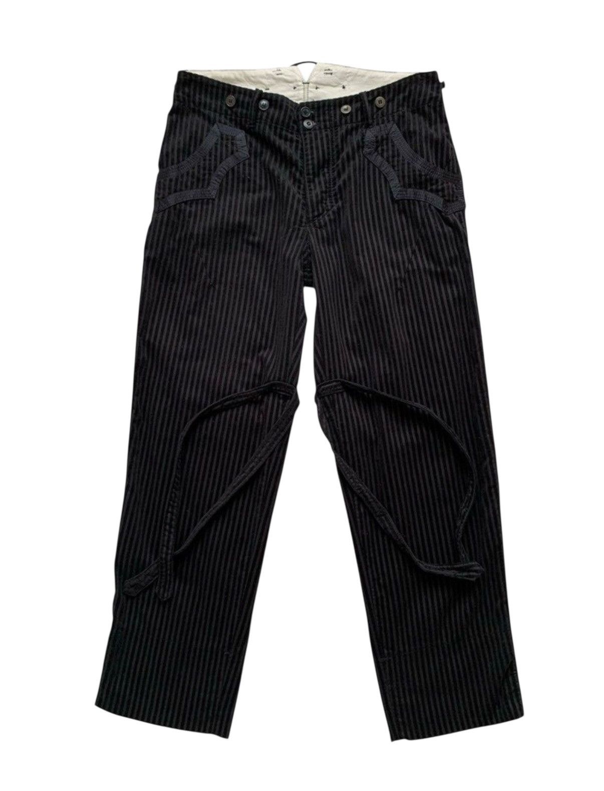 Number (N)ine 09SS Number Nine Velvet Bondage Pant Size US 34 / EU 50 - 4 Thumbnail