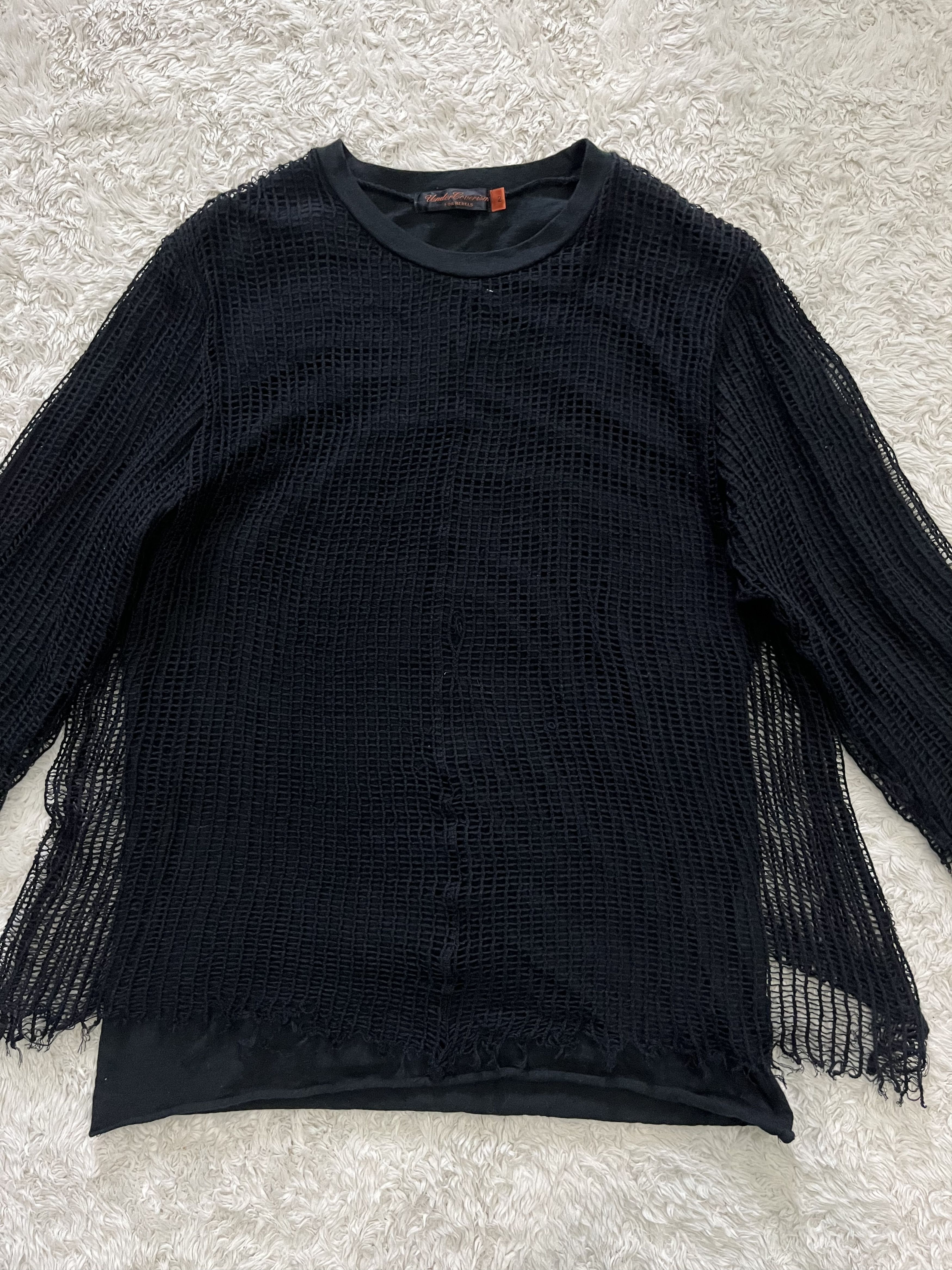 Undercover AW06 - 07 undercover mesh double layered shirt Size US M / EU 48-50 / 2 - 19 Thumbnail