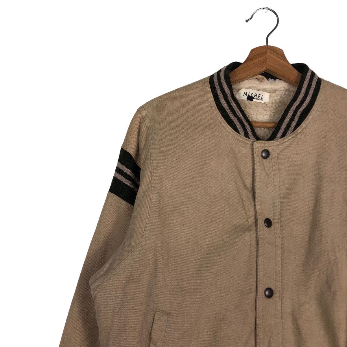Japanese Brand 🔥Vintage Varsity Bomber Jacket Michel Japan Issey Miyake Size US M / EU 48-50 / 2 - 7 Thumbnail