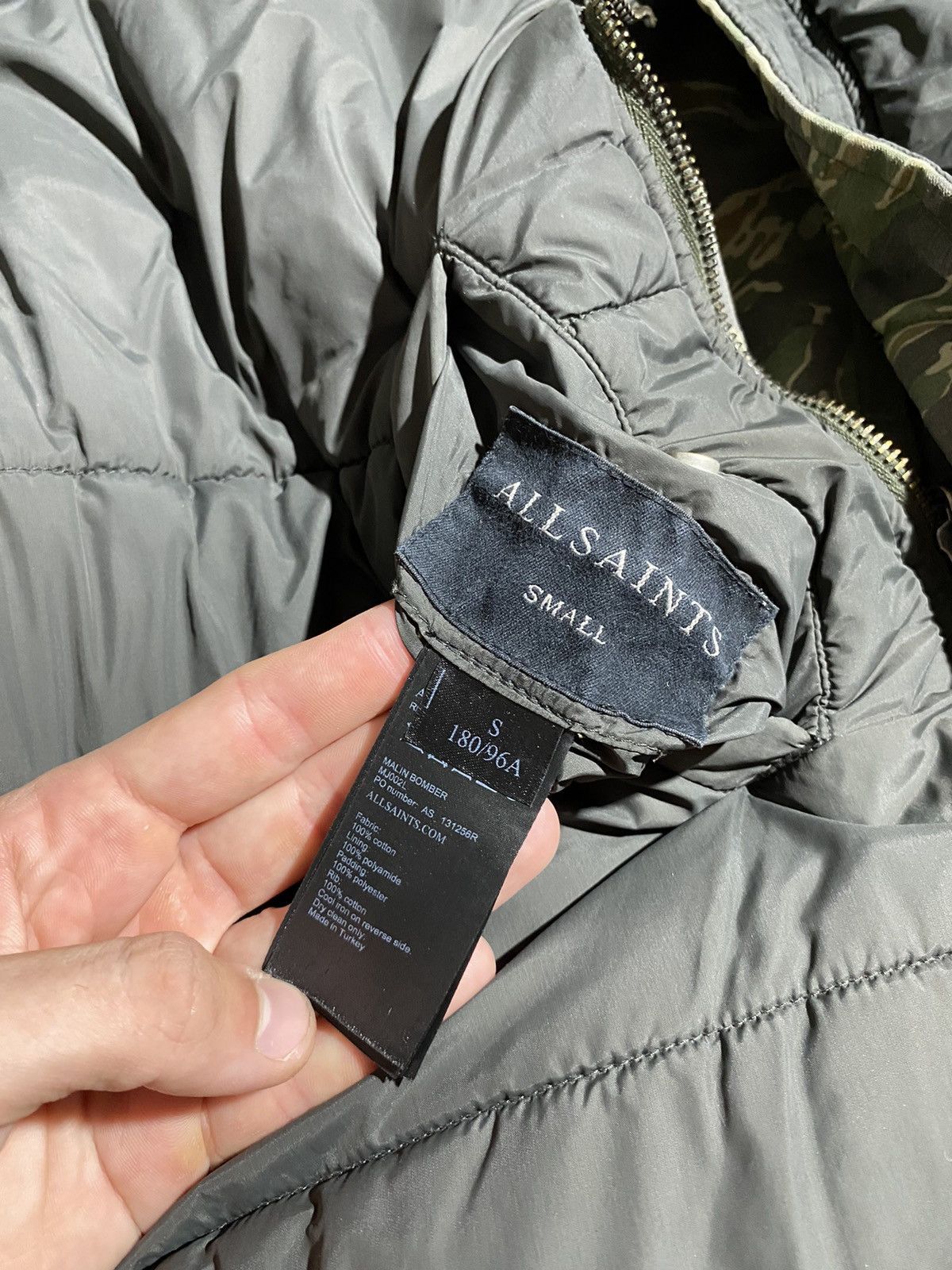 Allsaints × Vintage 🐃ALLSAINTS bilateral vintage BOMBER Size US M / EU 48-50 / 2 - 10 Thumbnail