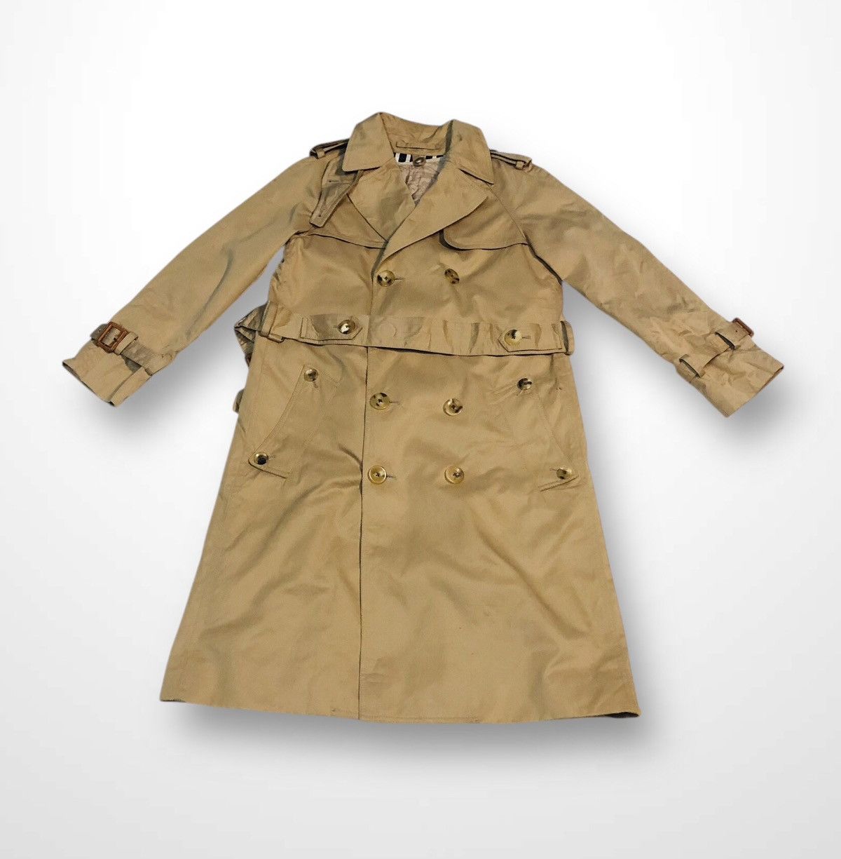 Japanese Brand Royale Trench Long Jacket Buttoned (18) Size US M / EU 48-50 / 2 - 1 Thumbnail