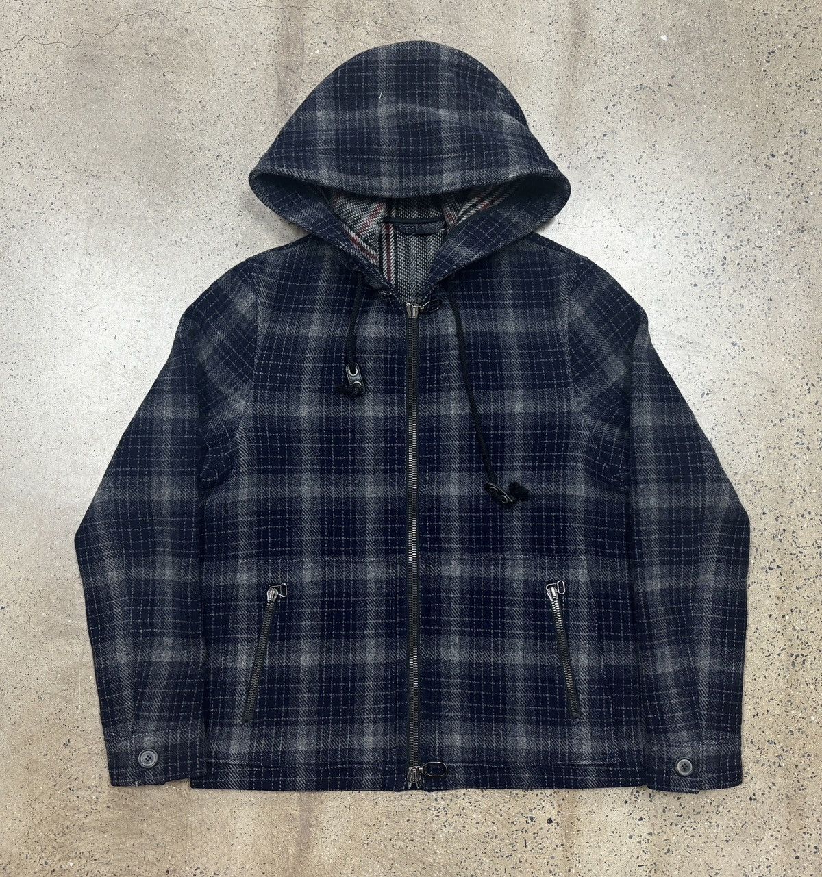 Lanvin Lanvin Check Hoodie Jacket ，size46（M-L） Size US M / EU 48-50 / 2 - 3 Thumbnail