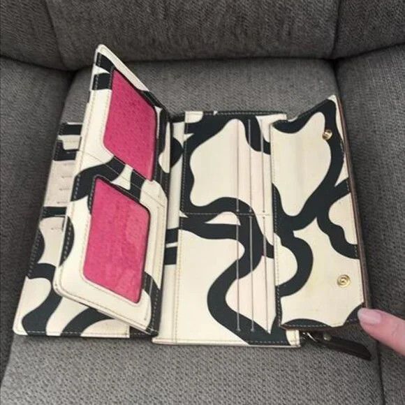 TOUS TOUS Patterned Leather Wallet Size ONE SIZE - 4 Thumbnail