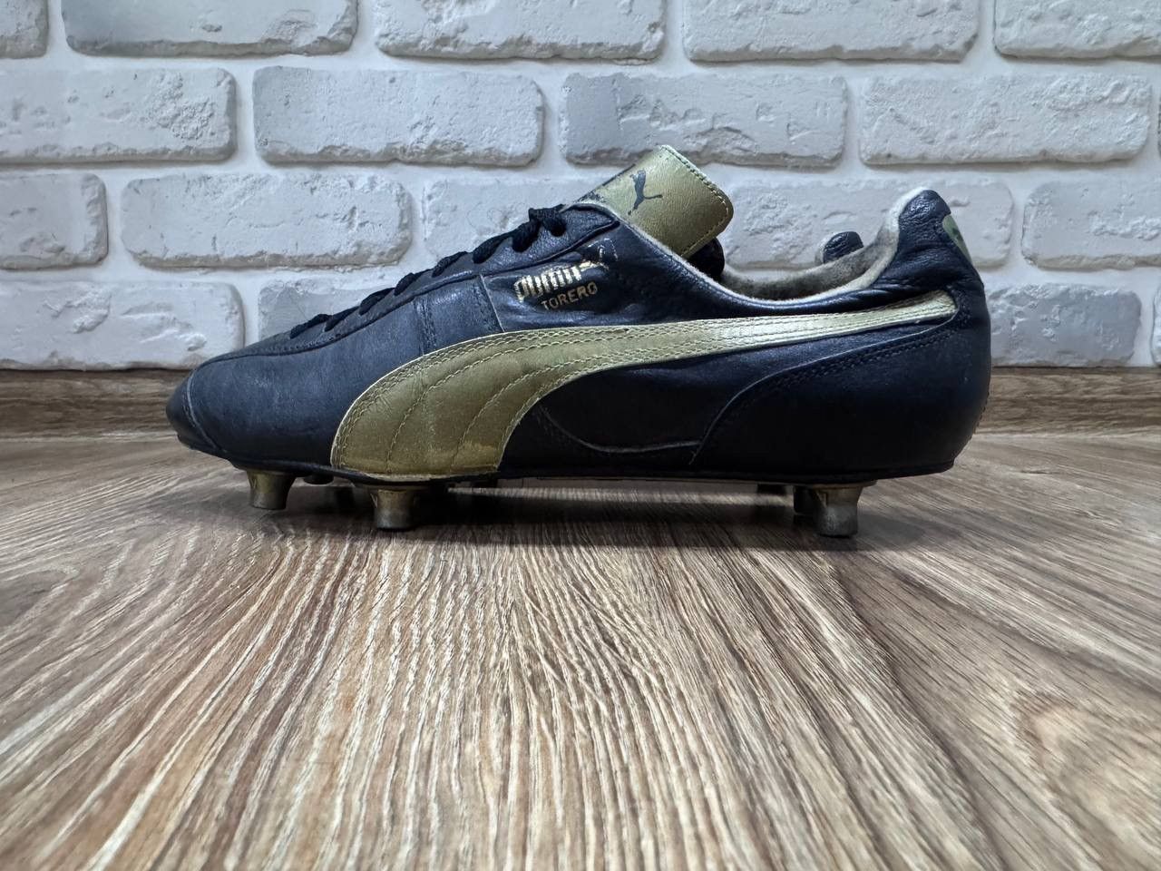 Puma Rare Puma TORERO Gold Maradona Football Boots West Germany Size US 7.5 / EU 40-41 - 1 Thumbnail