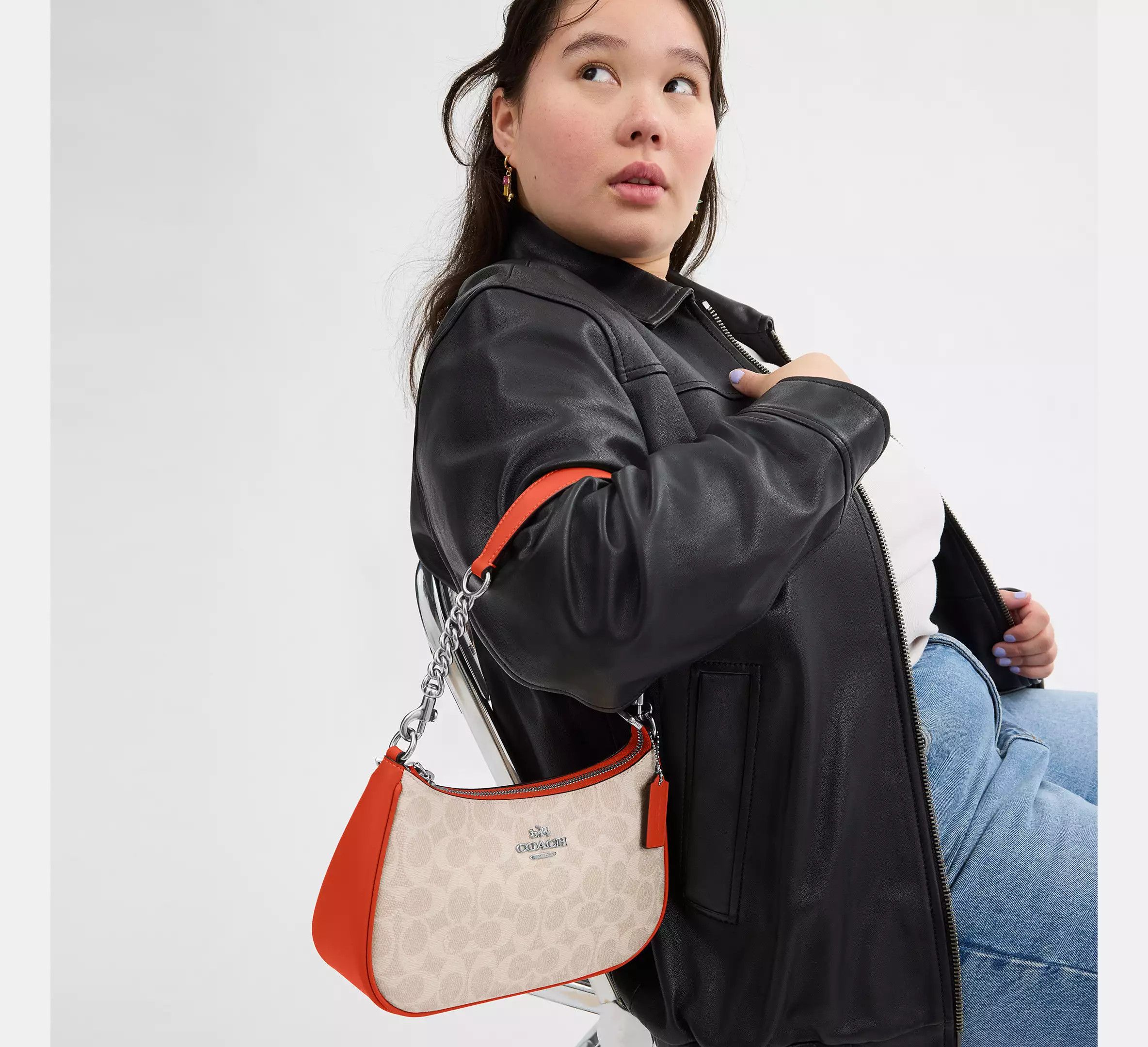 Coach Teri Shoulder Bag In Signature Canvas CV933 Size ONE SIZE - 10 Thumbnail