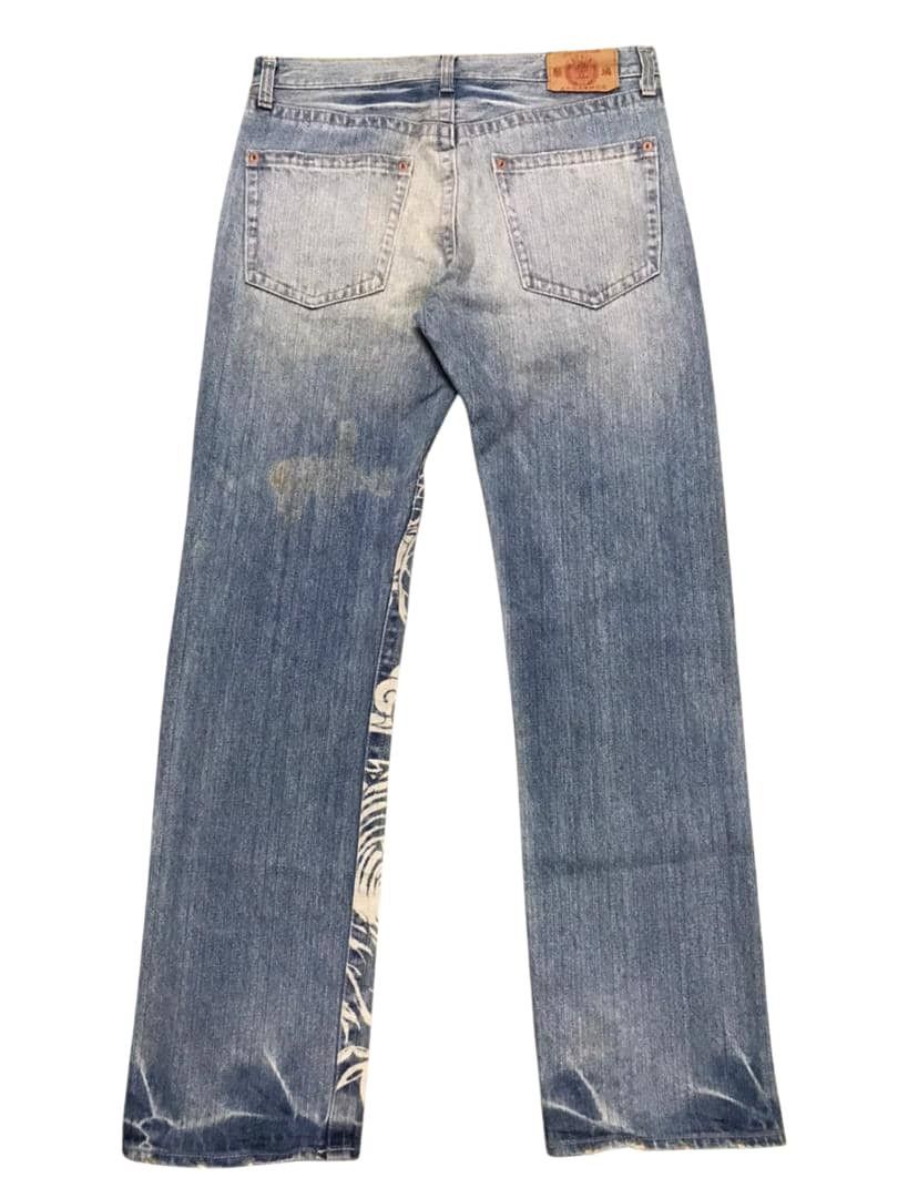 Japanese Brand RARE‼️‼️ Buden Sukajan Dragon Tiger Ovp Jeans Size US 36 / EU 52 - 10 Thumbnail