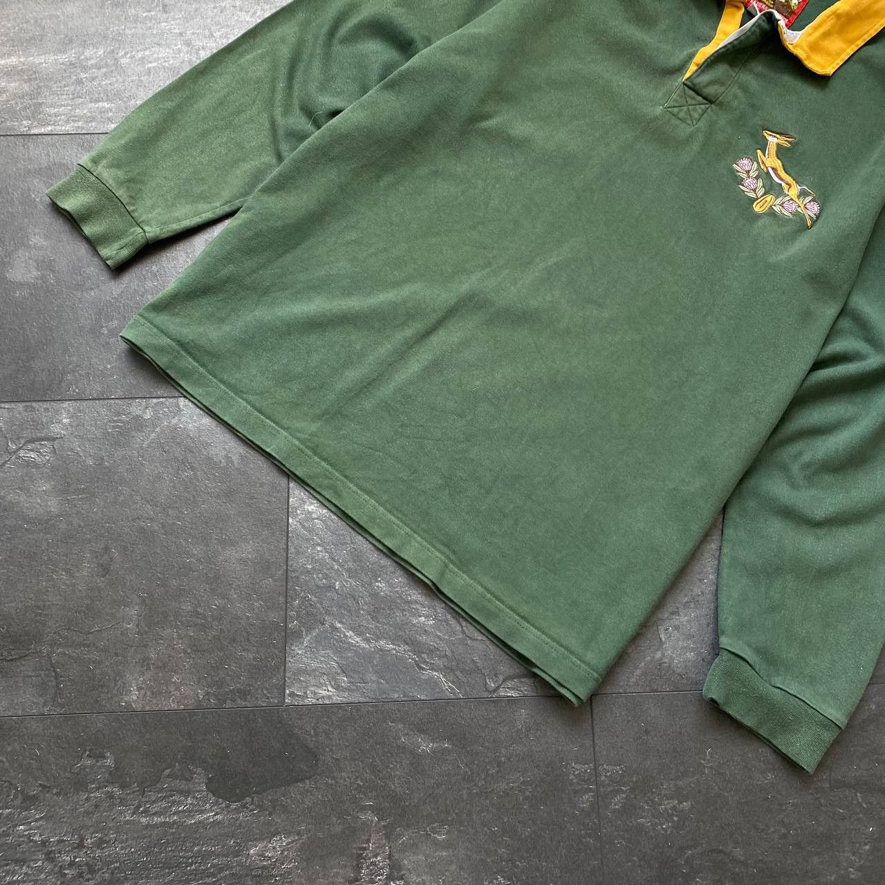 Vintage Retro Vintage 90s Cotton Traders South Africa Rugby Jersey Size US XXL / EU 58 / 5 - 4 Thumbnail
