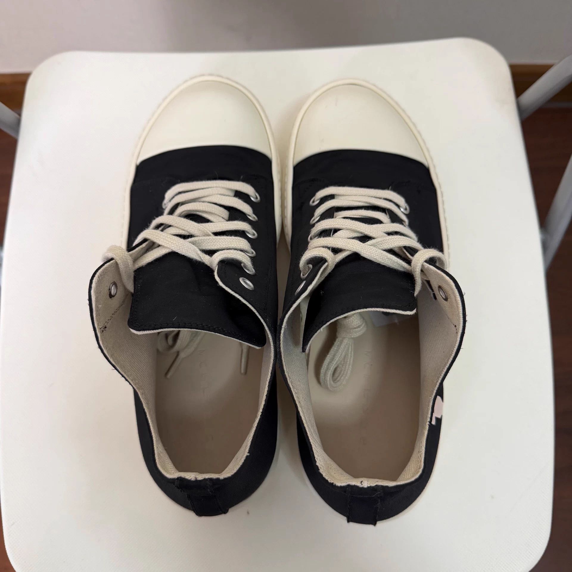 Rick Owens Rick Owens Drkshdw low-top black 42 sneakers worn well Size US 9 / EU 42 - 4 Thumbnail