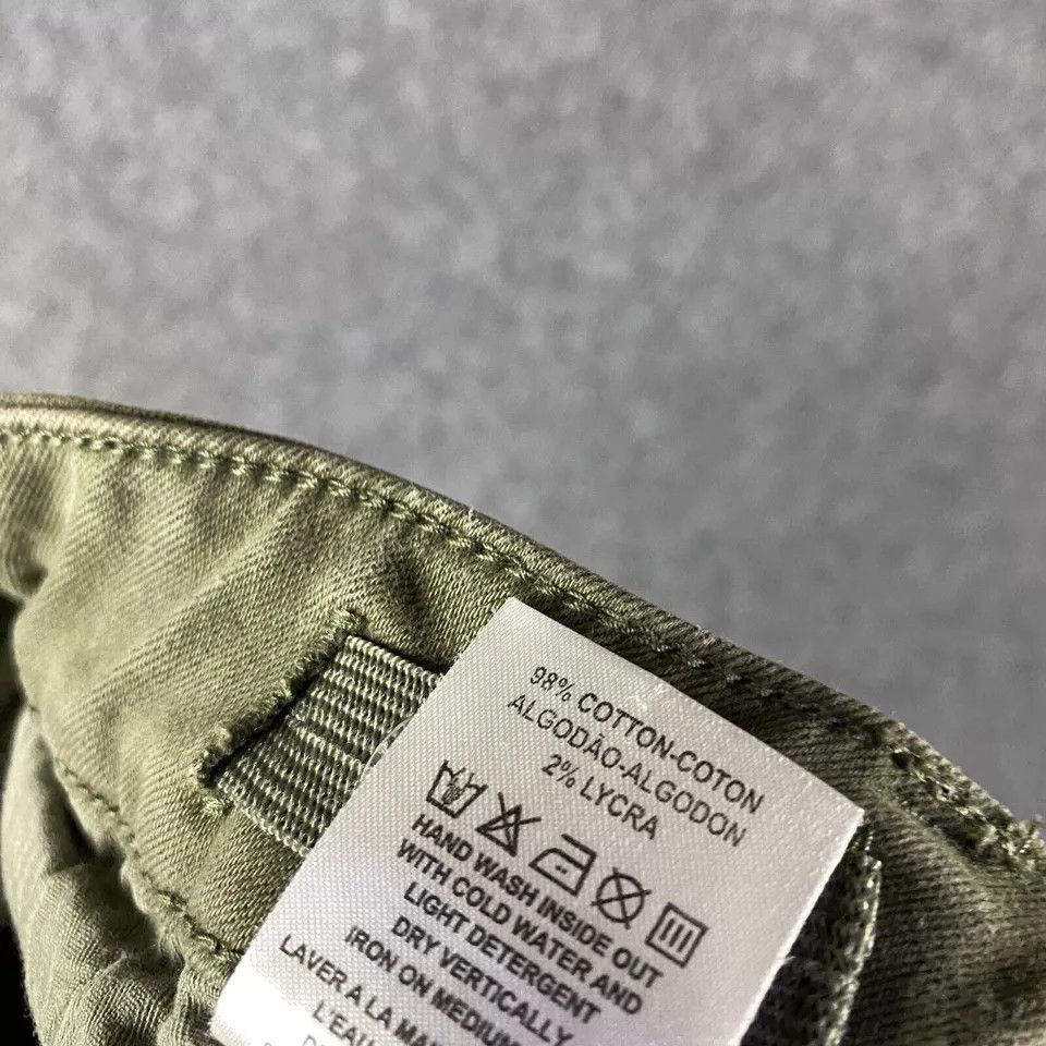 DL1961 DL1961 Jeans Women's 26 Green Drop Crotch Tapered Cotton Size 26" / US 2 / IT 38 - 9 Thumbnail