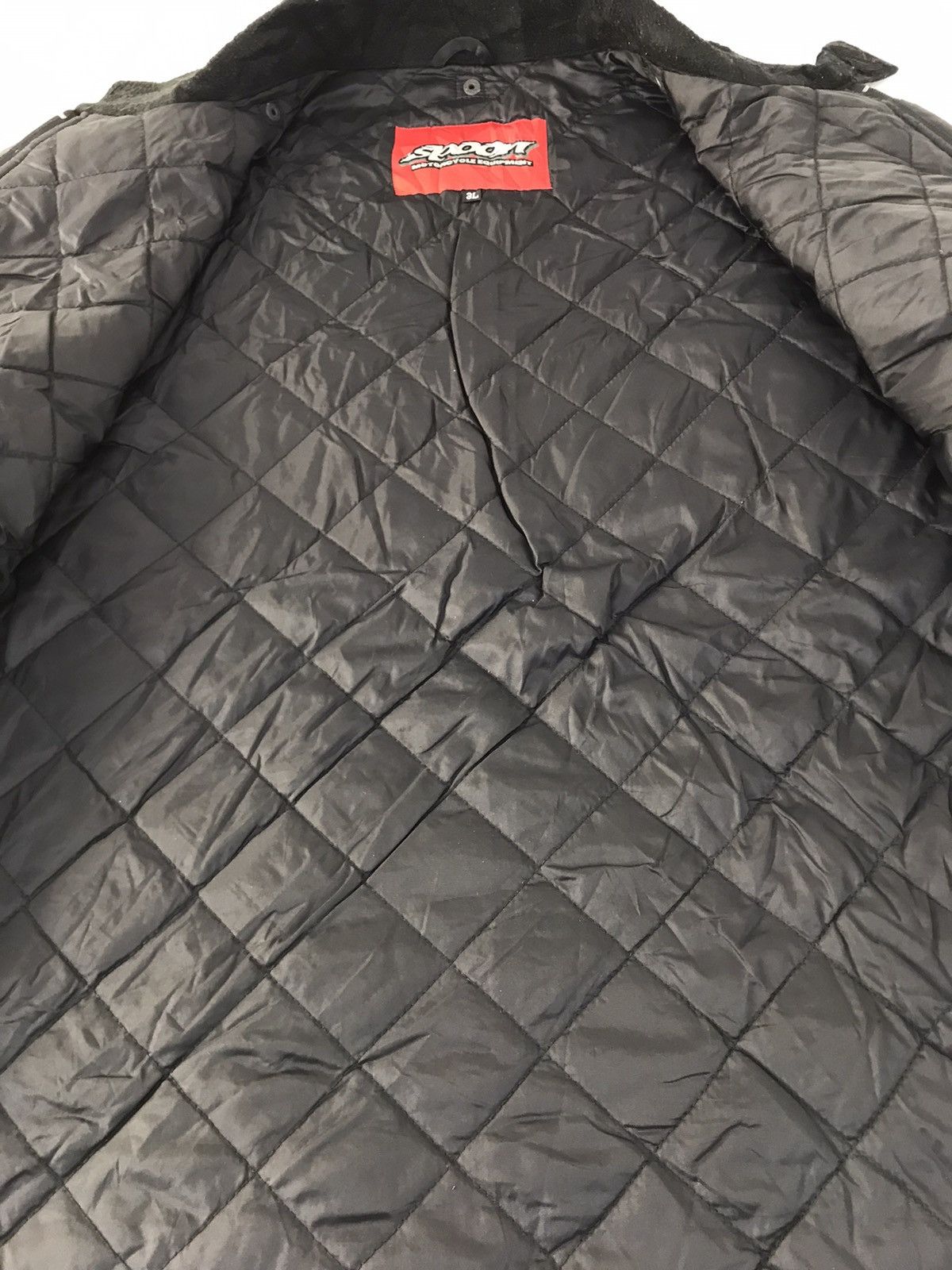 Japanese Brand Spoon Motocycle Quilted Jacket Zip Up Big Front Pocket Style Size US XL / EU 56 / 4 - 5 Thumbnail