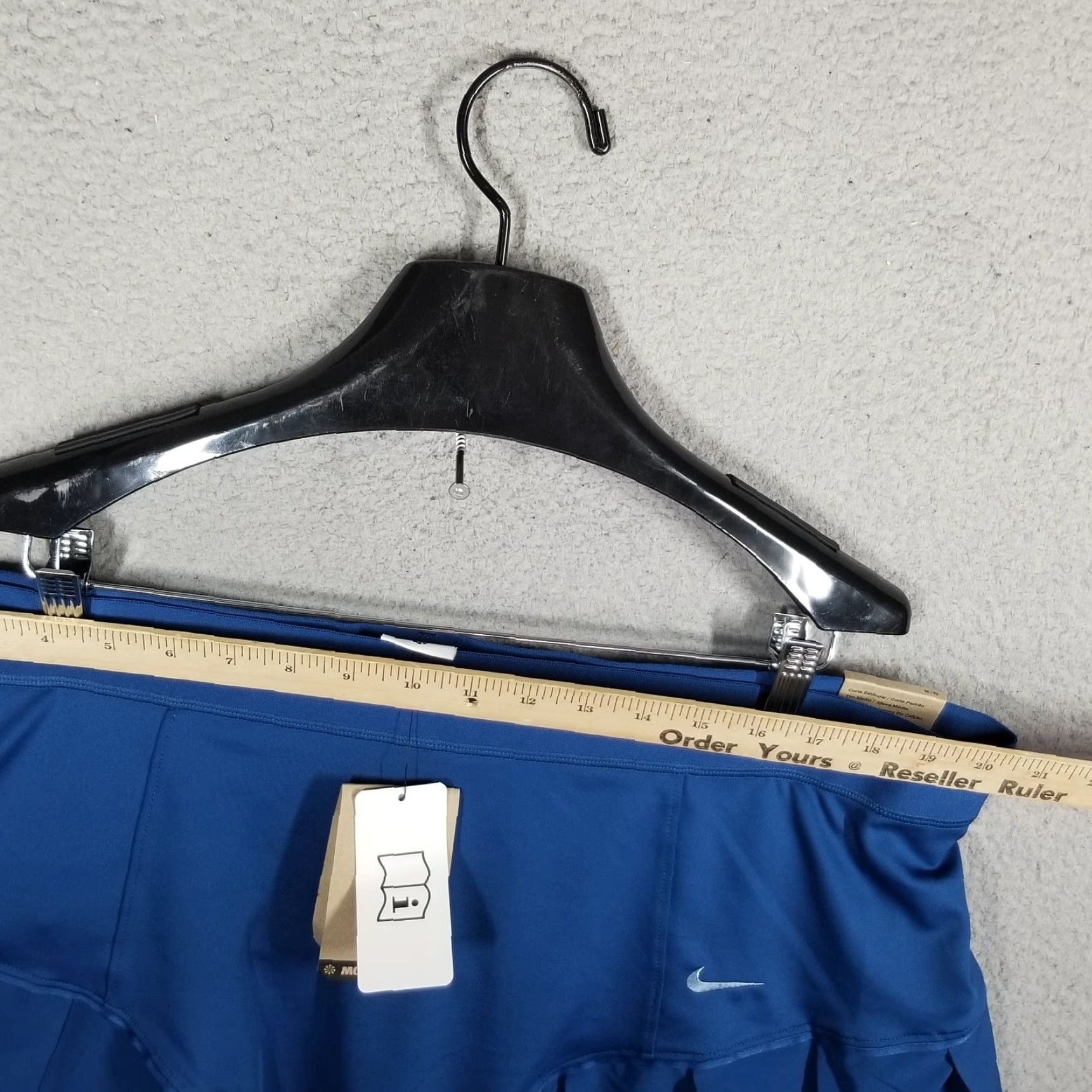 Nike VINTAGE Nike Women’s Skort Athletic Tennis Activewear 2X Blue Logo Sports Size 40" / US 18 - 4 Thumbnail