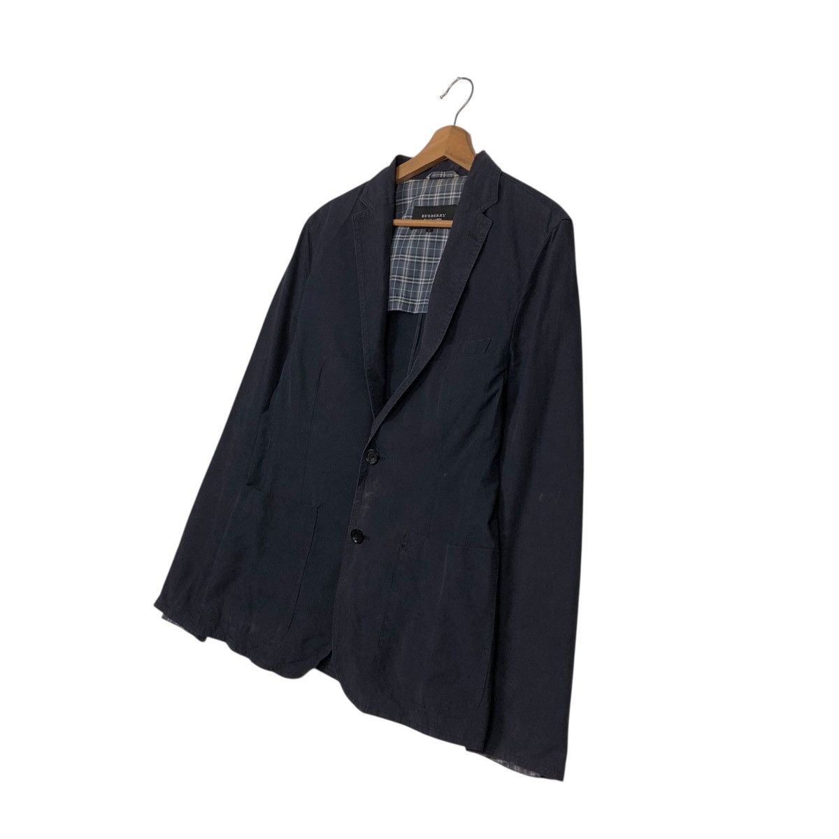 Burberry Burberry Black Label Lightweight Cotton Blazer — Navy Size US L / EU 52-54 / 3 - 3 Thumbnail