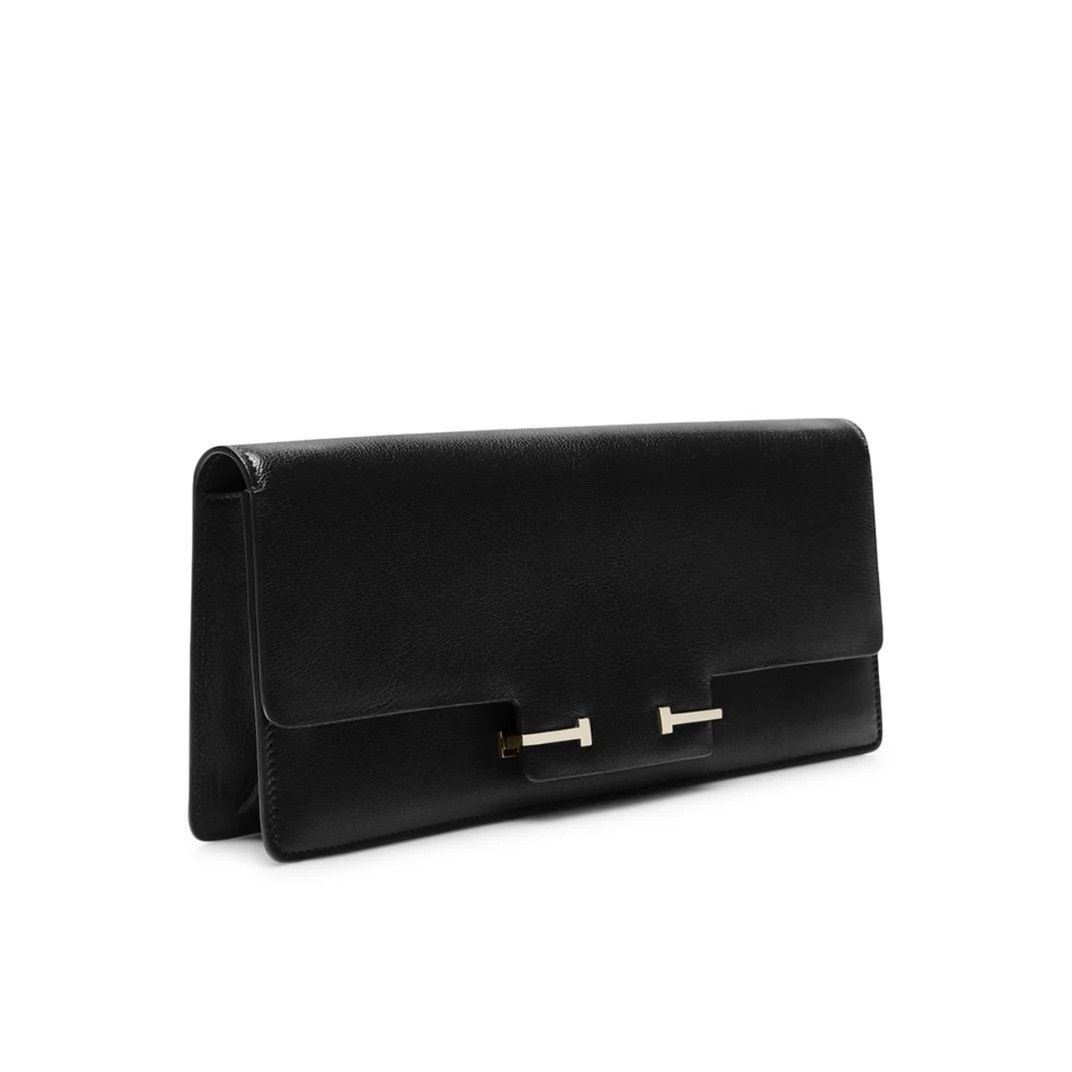 Tom Ford TOM FORD Aube Black Leather Shoulder Bag New Size ONE SIZE - 2 Thumbnail