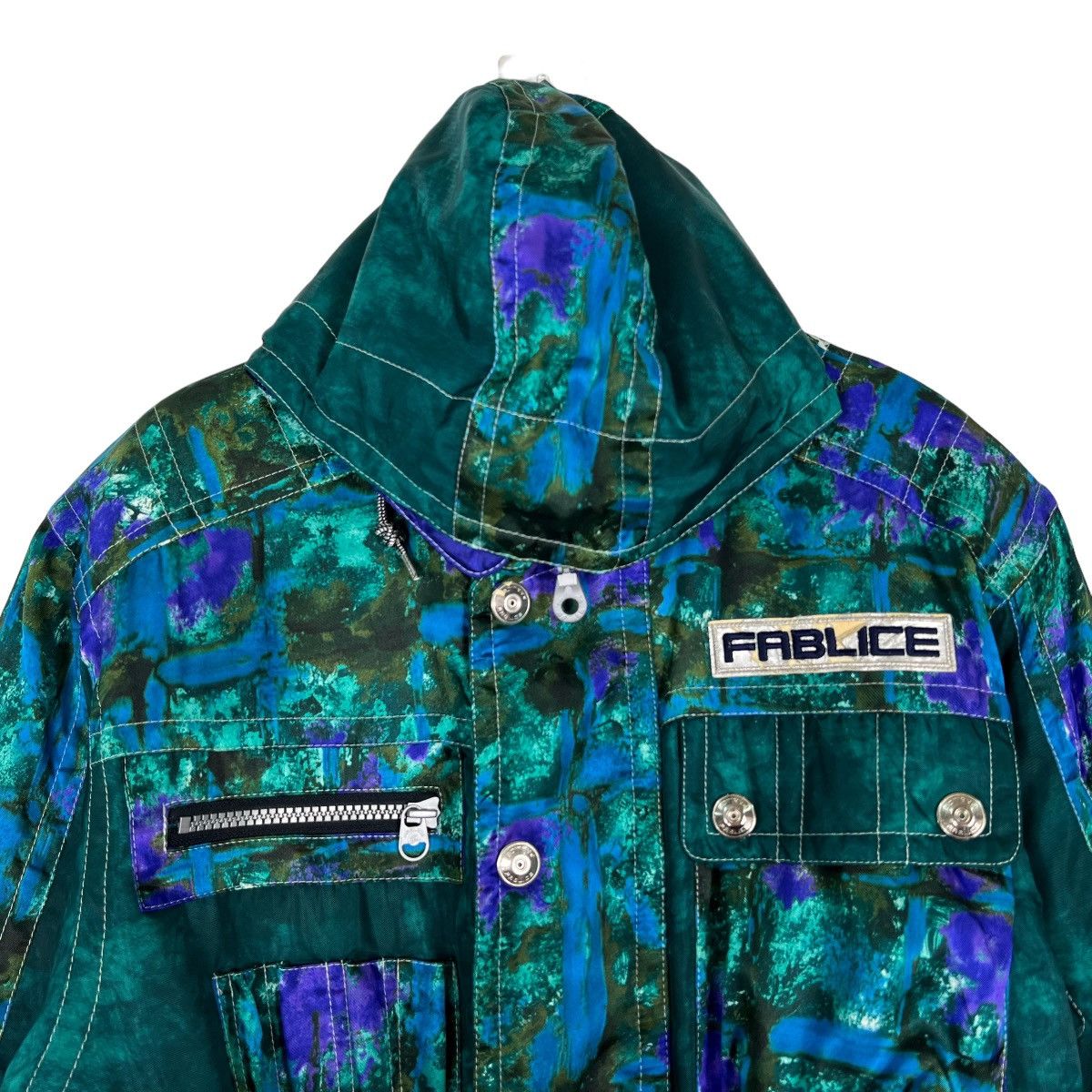 Japanese Brand 🔥 FABLICE ACID JAZZ COLOR THINSULATE SKI ASTRO JACKET Size US M / EU 48-50 / 2 - 3 Thumbnail