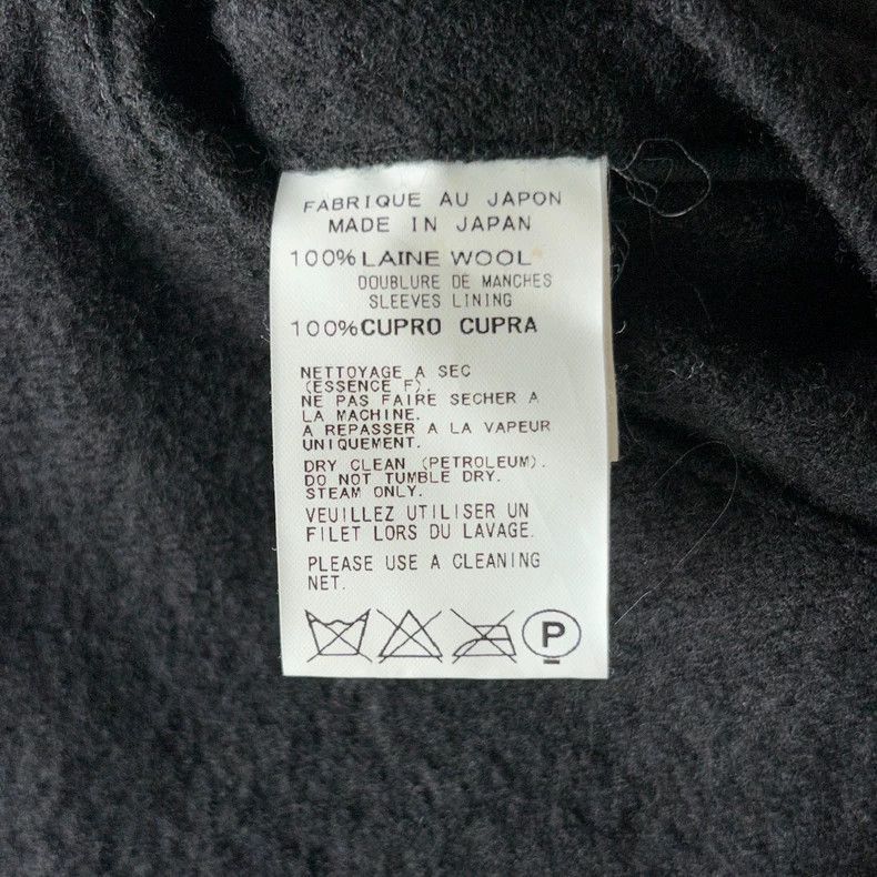 Yohji Yamamoto Yohji Yamamoto Yohji Yamamoto Black Wool Blazer Jacket Size US M / EU 48-50 / 2 - 6 Thumbnail