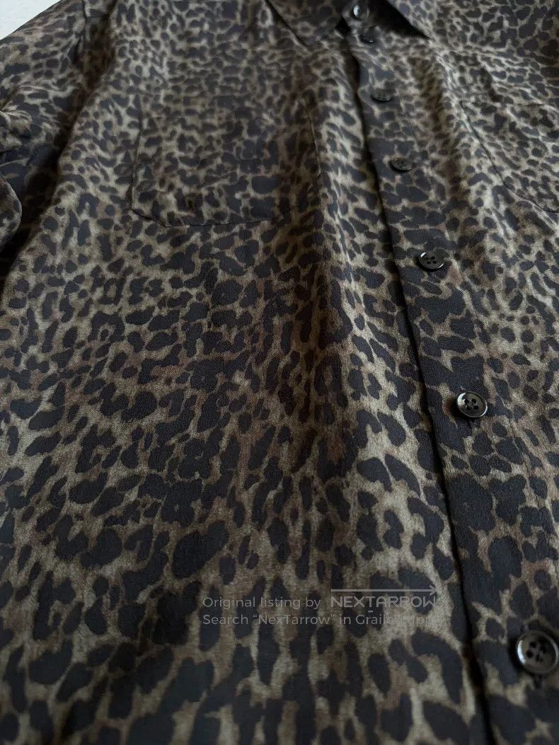 Saint Laurent Paris Saint Laurent Paris size 38 Dark leopard print mulberry si Size US M / EU 48-50 / 2 - 2 Thumbnail