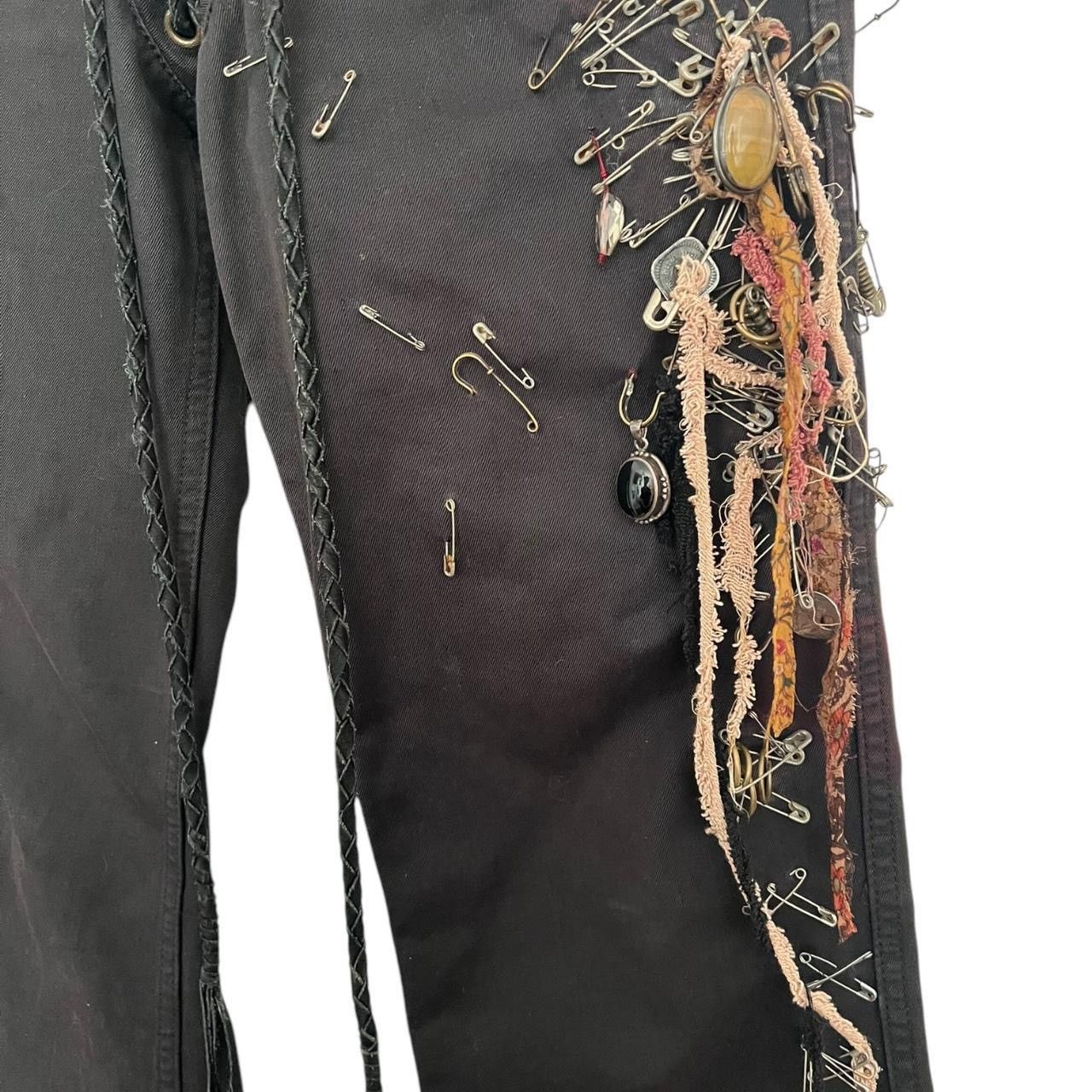 If Six Was Nine Ifsixwasnine keith saftey pin denim Size US 29 - 3 Thumbnail
