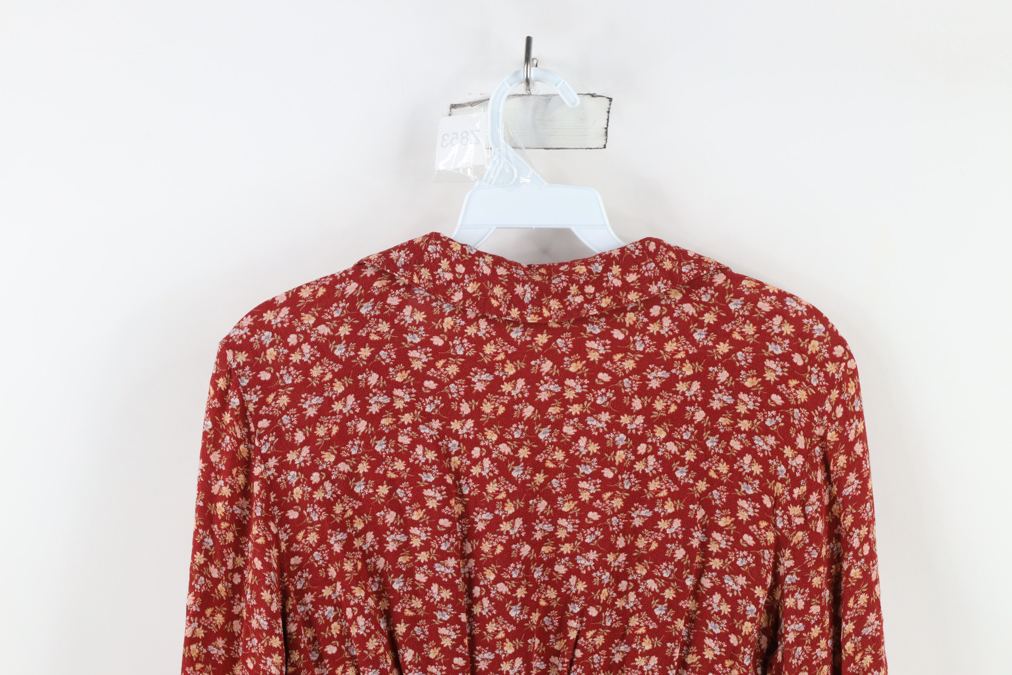 American Eagle Outfitters × Vintage Vintage Y2K American Eagle Outfitters Flower Cropped Shirt Size M / US 6-8 / IT 42-44 - 10 Thumbnail