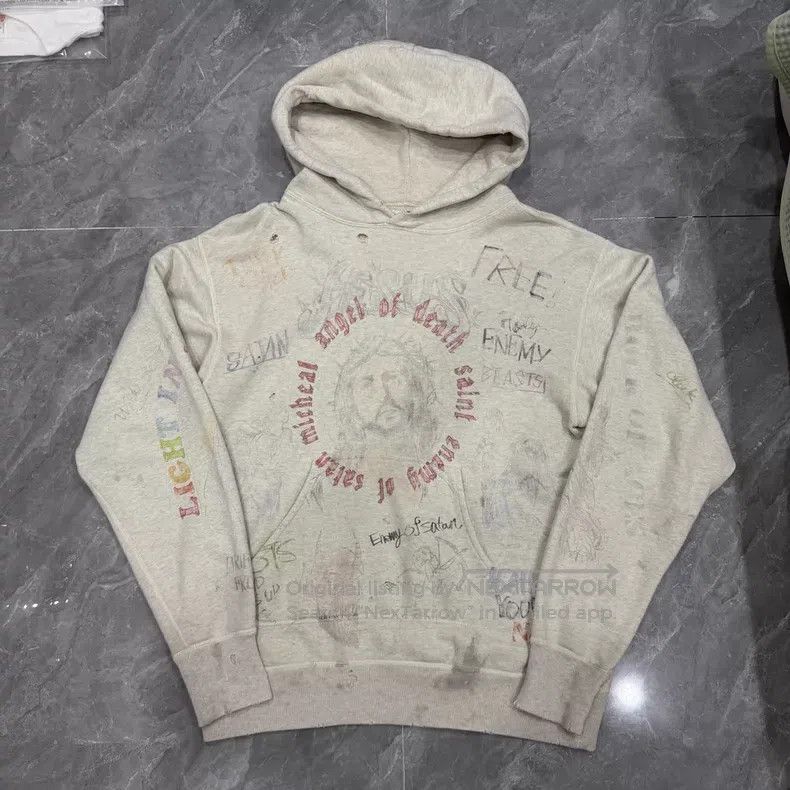 Saint Michael Saint Michael Out of print God graffiti painting washed ol Size US M / EU 48-50 / 2 - 1 Thumbnail