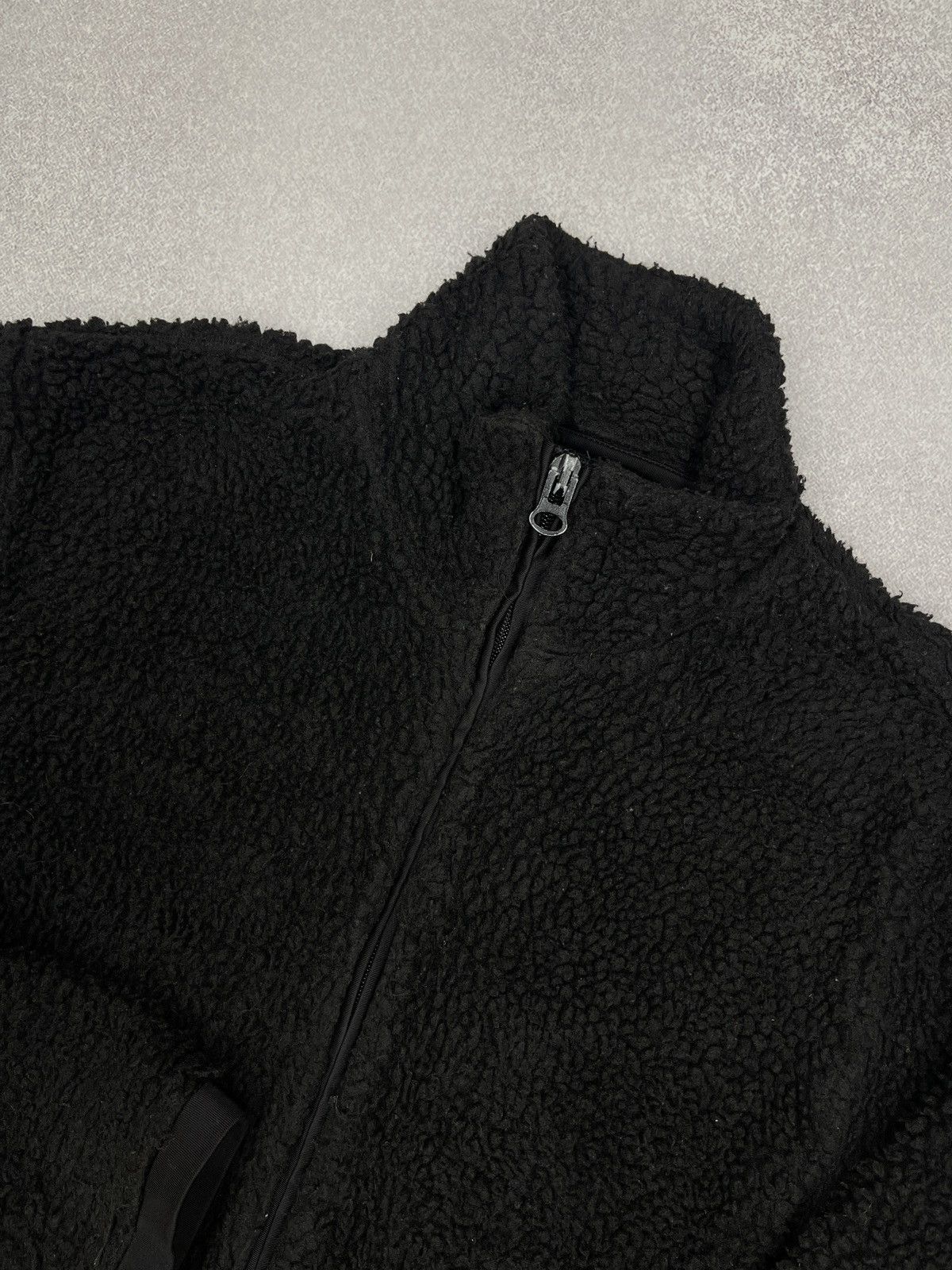 Edwin × Japanese Brand × Vintage Vintage Edwin Insulate Fleece Jacket Black Big Logo Japanese Size US M / EU 48-50 / 2 - 8 Thumbnail