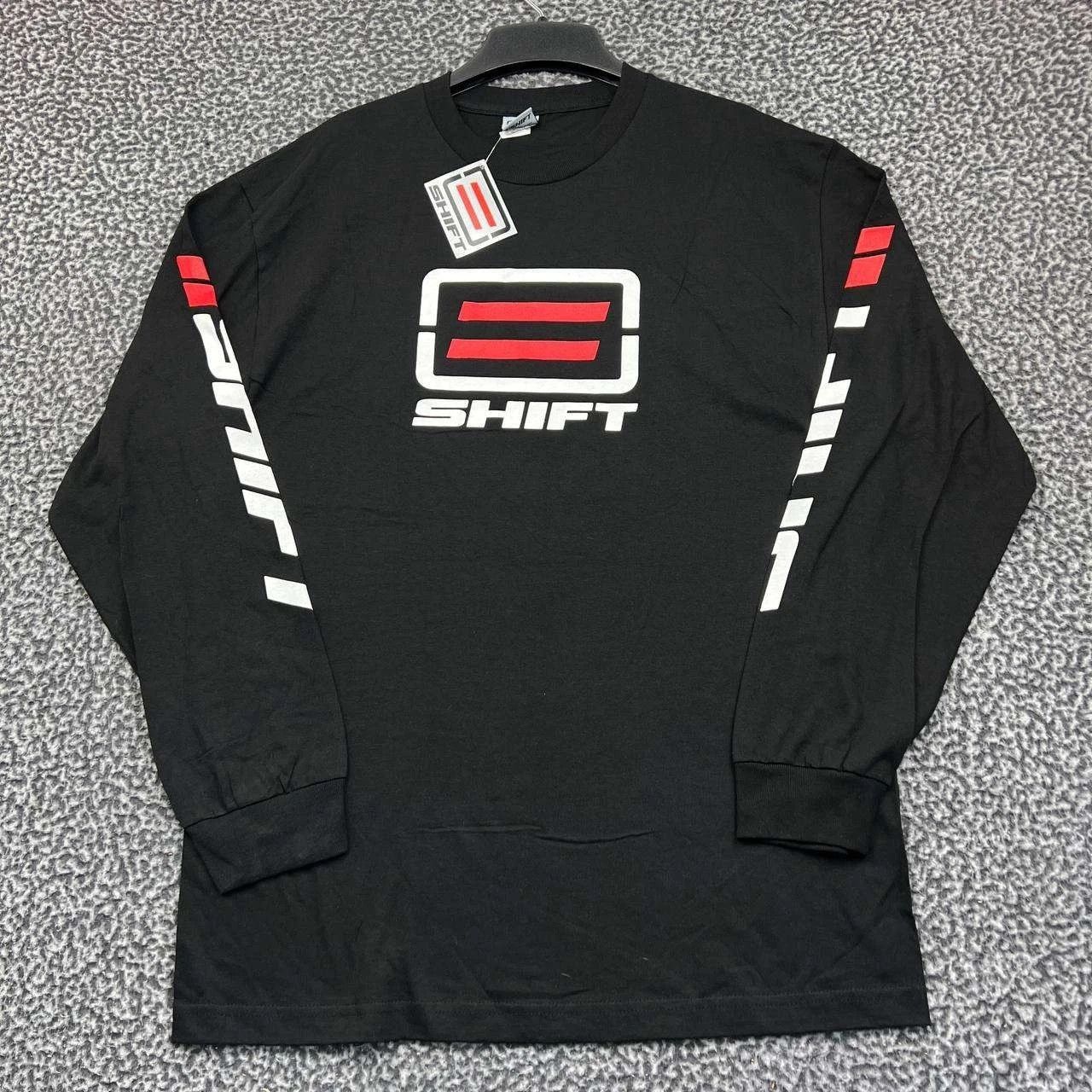 Other Vintage Shift Motocross Motorcycle Racing Shirt Men L Cotton Size US L / EU 52-54 / 3 - 1 Thumbnail