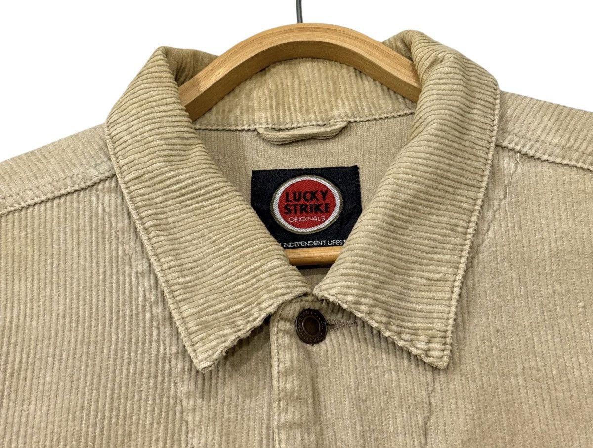 Vintage Lucky Strike Corduroy Trucker Western Jacket
