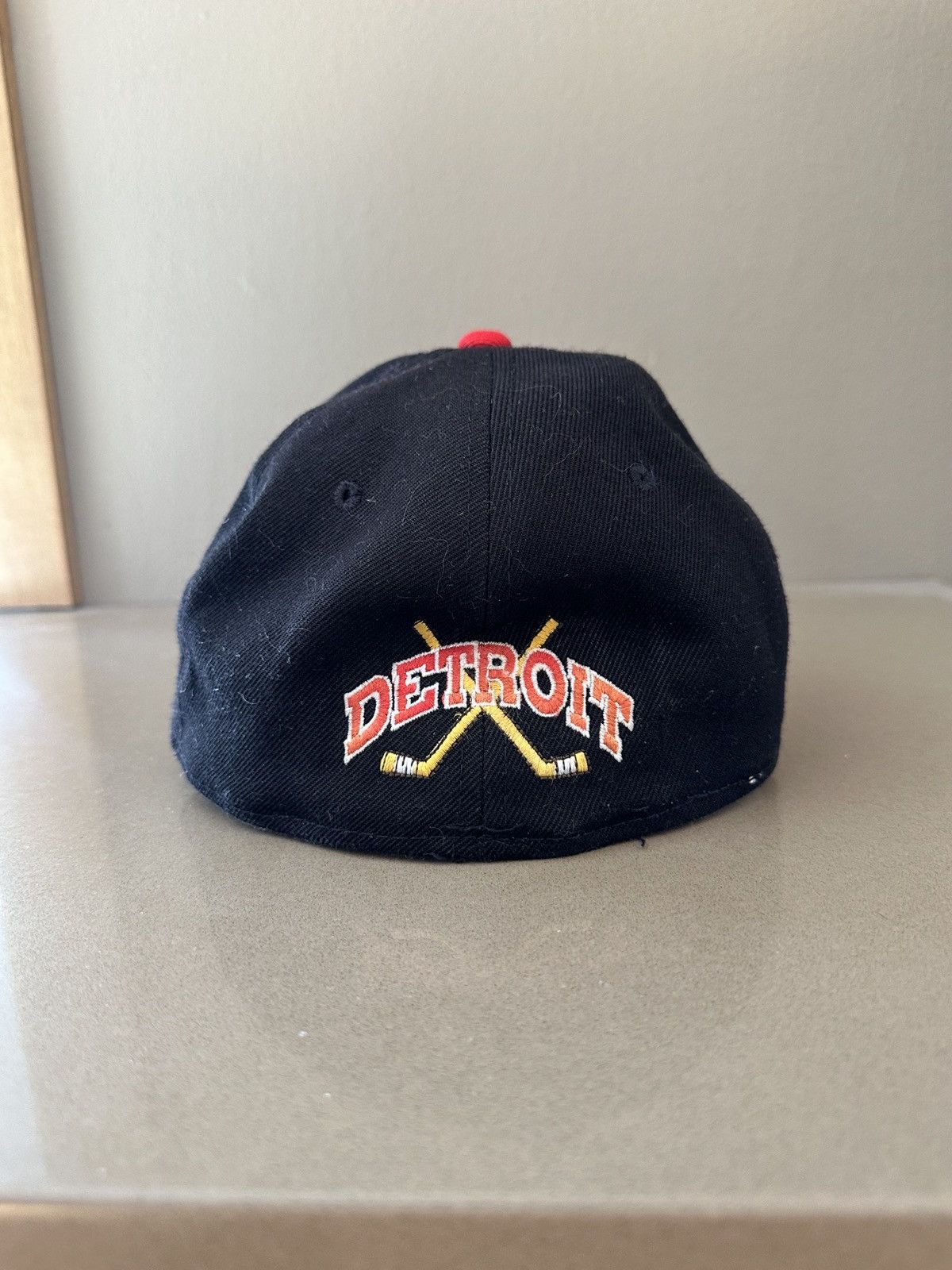 Vintage Vintage 90s Detroit Red Wings Fitted Hat 7 1/8 Size ONE SIZE - 3 Thumbnail