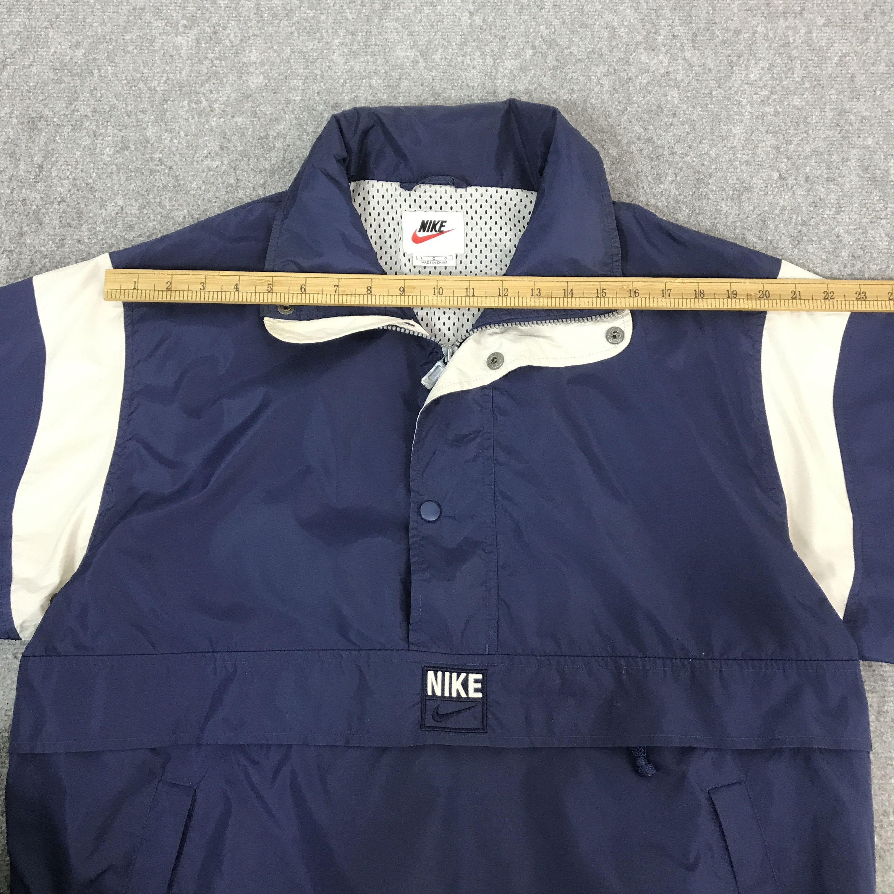 Nike Vintage 90s Nike pullover design jacket K63B7 Size US L / EU 52-54 / 3 - 5 Thumbnail