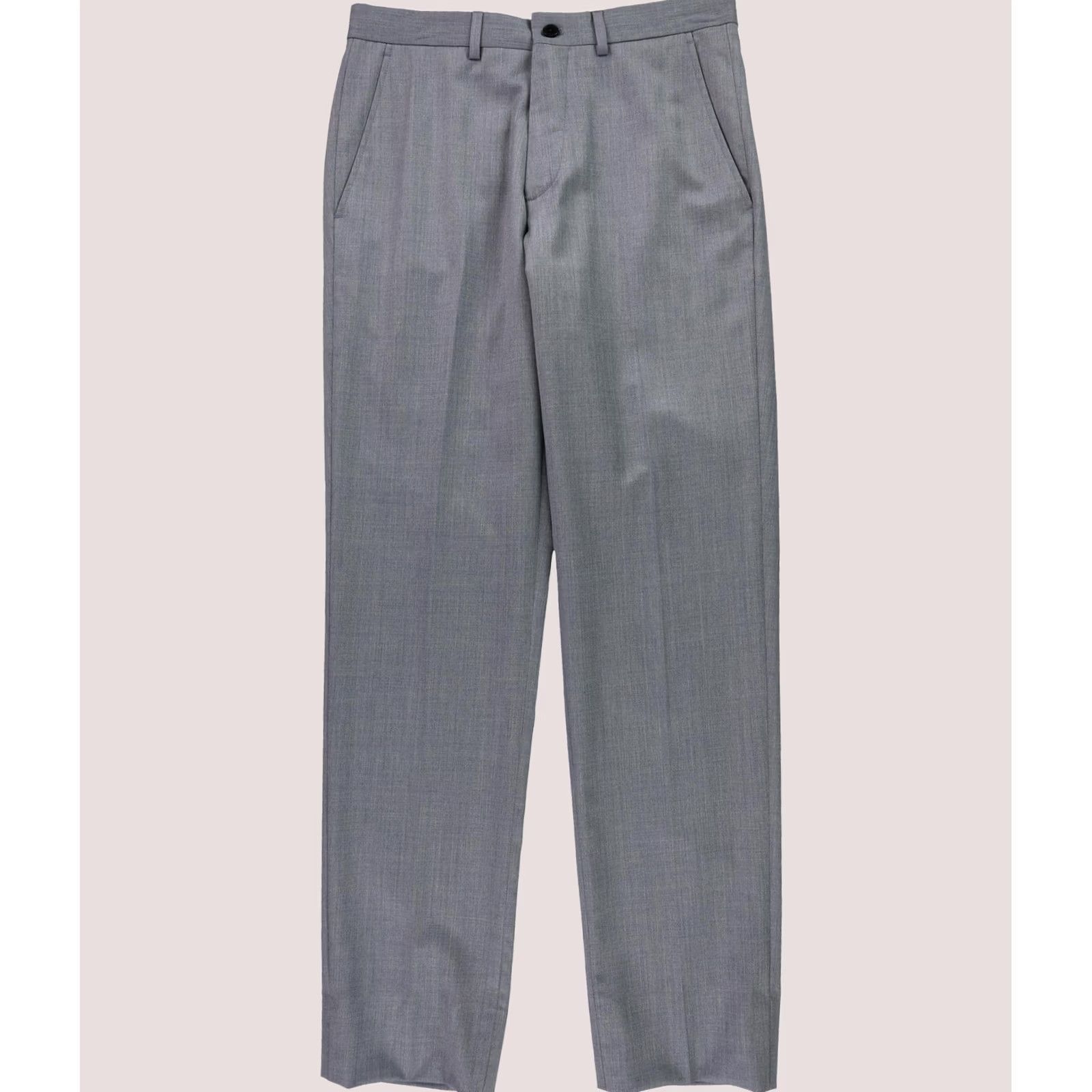 Armani Armani Mens Heathered Straight Leg Slacks Dress Pants medblue 32 Size US 32 / EU 48 - 1 Thumbnail