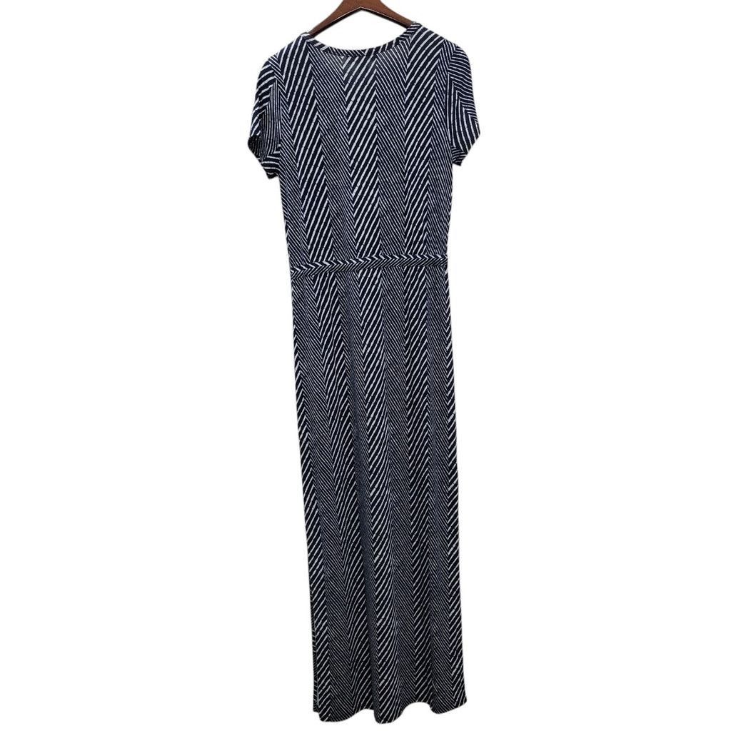 Michael Kors Michael Kors Women's Short Sleeves Blue Stripes Side Slit Size XS / US 0-2 / IT 36-38 - 5 Thumbnail