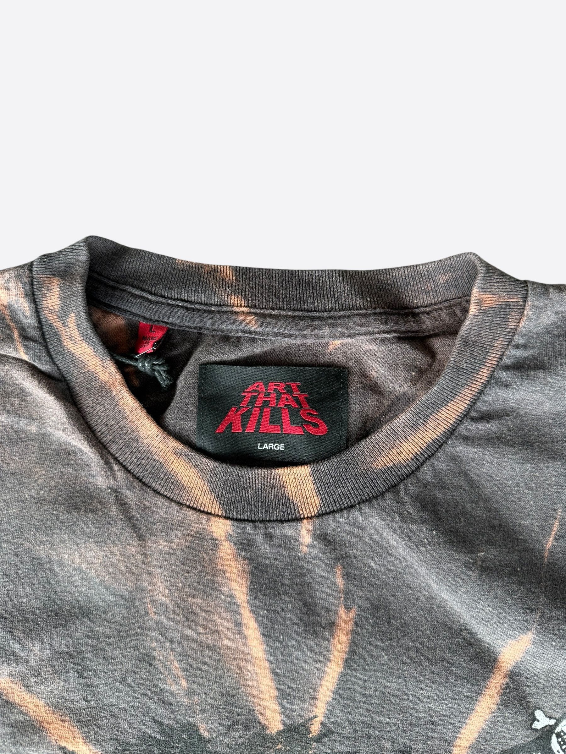 Gallery Dept. Gallery Dept Sun Faded Art That Kills Glitch Graphic T-Shirt Size US L / EU 52-54 / 3 - 3 Thumbnail