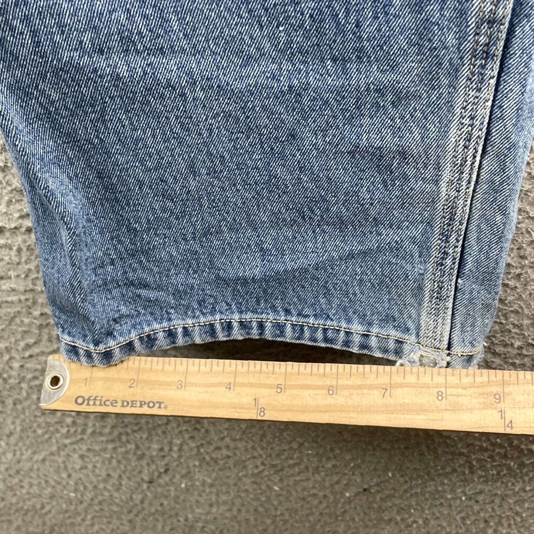 Levi's VINTAGE Levi's Carpenter Jeans 34x31 Skater Workwear Baggy Rave Y2k Streetwear Denim Jeans Mens Blue 34 Regular 5-Pocket Western100% Cotton Levi's Size US 34 / EU 50 - 5 Thumbnail