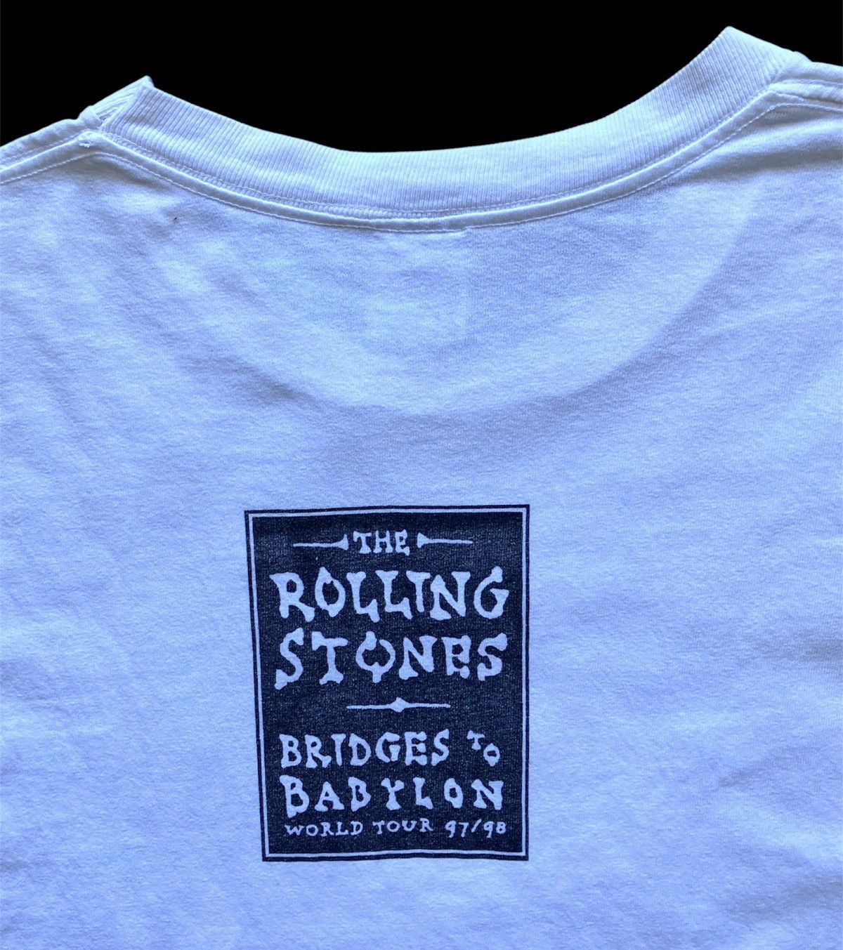 Band Tees Vintage 1997 Rolling Stones Bridges To Babylon Tee T Shirt Size US XL / EU 56 / 4 - 10 Thumbnail