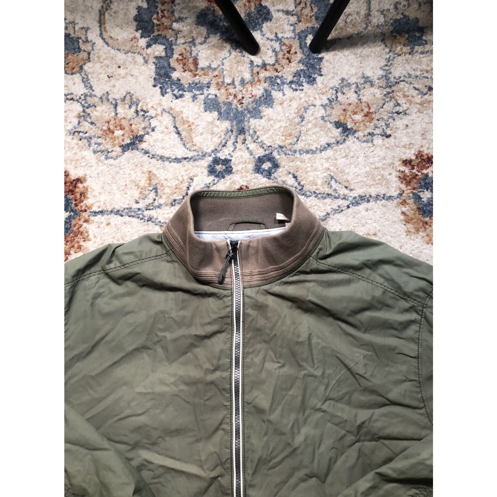 Tommy Bahama Tommy Bahama Windbreaker Jacket XL Green Full Zip Lined Nylon Shell Mens Size US XL / EU 56 / 4 - 2 Thumbnail