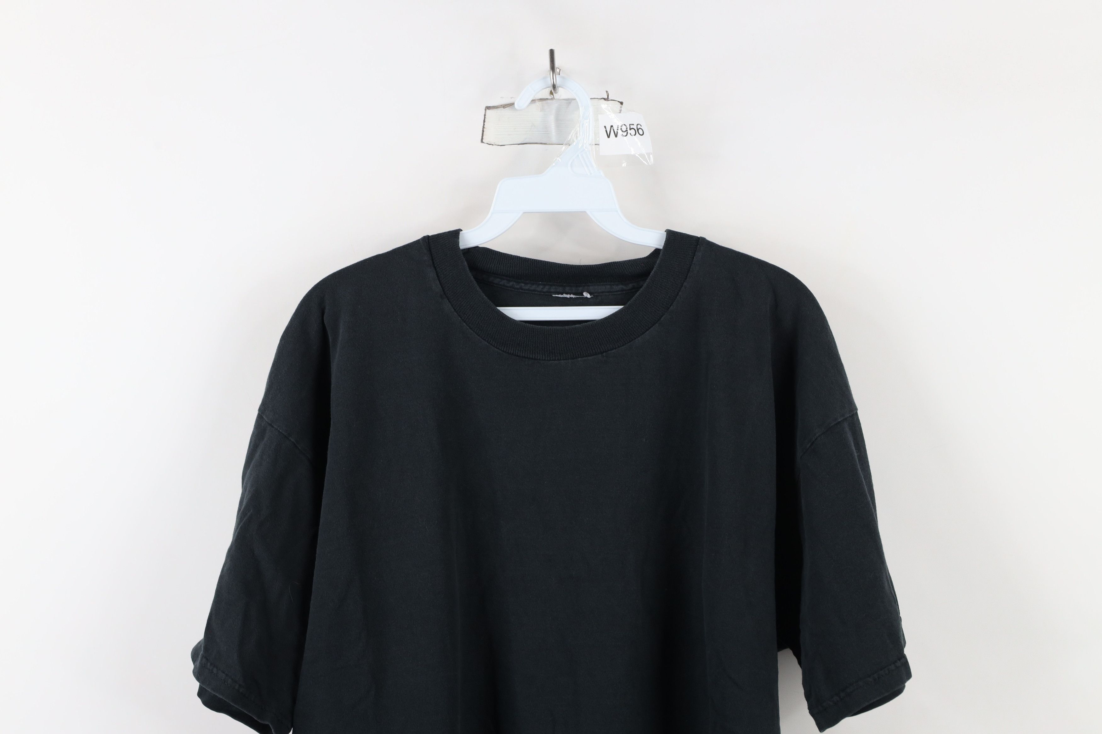 Vintage Vintage 90s Streetwear Short Sleeve T-Shirt Black Cotton Size US XL / EU 56 / 4 - 2 Thumbnail